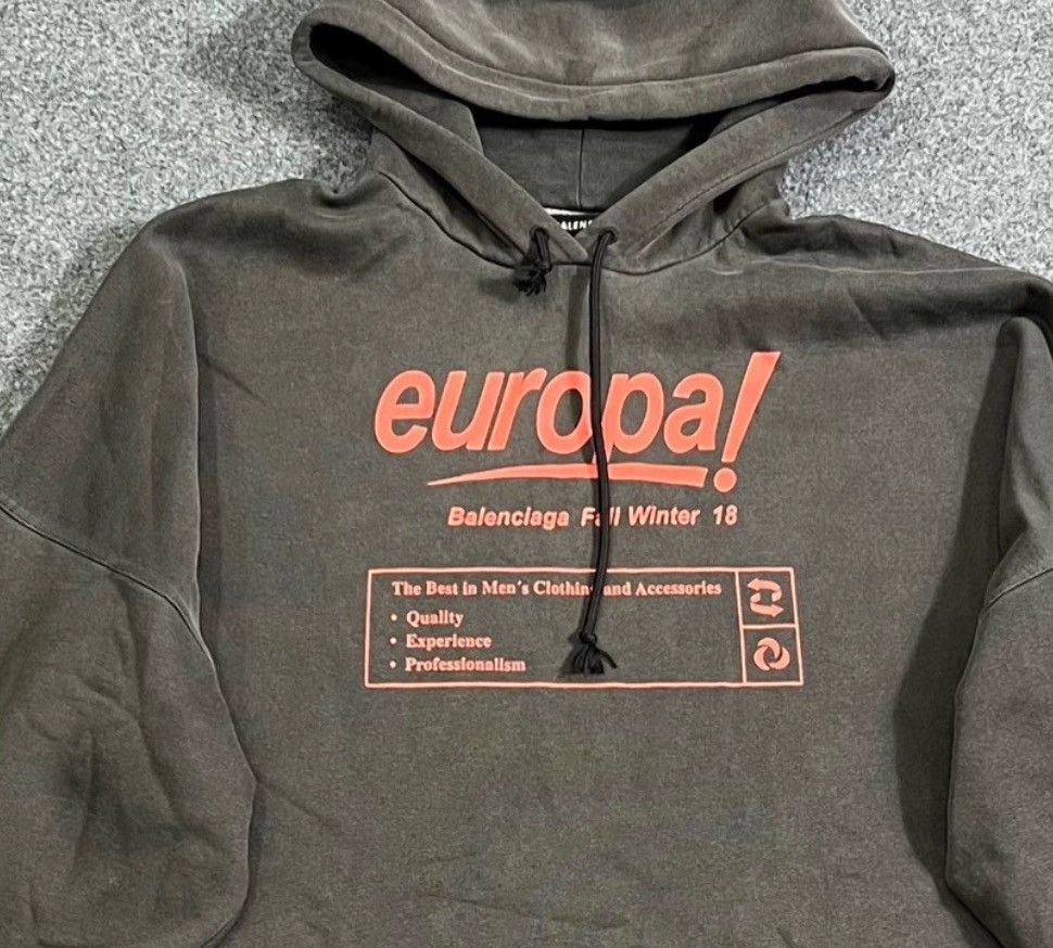 Balenciaga balenciaga Vintage washed black letter logo h 2410-Nextarrow Size US M / EU 48-50 / 2 - 3 Thumbnail