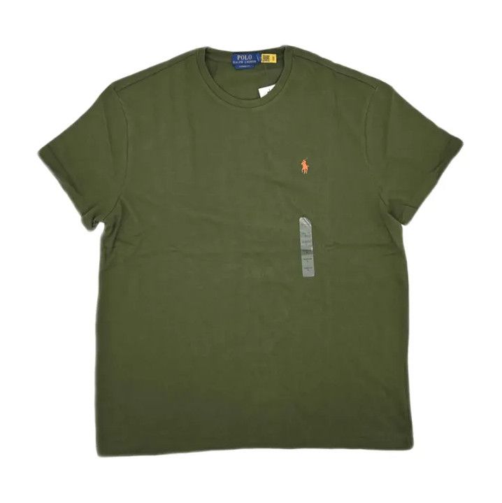 Polo Ralph Lauren Polo Ralph Lauren Solid Round Neck Short Sleeve Size US L / EU 52-54 / 3 - 1 Thumbnail