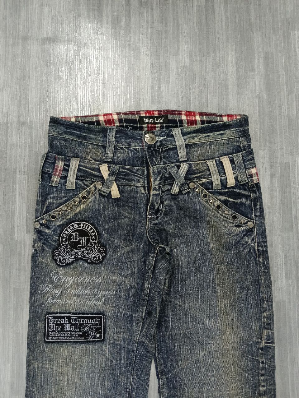 Designer × Vintage SICK DOUBLE WAIST CARPENTER WILD LIFE DENIM PANTS Size US 30 / EU 46 - 4 Thumbnail