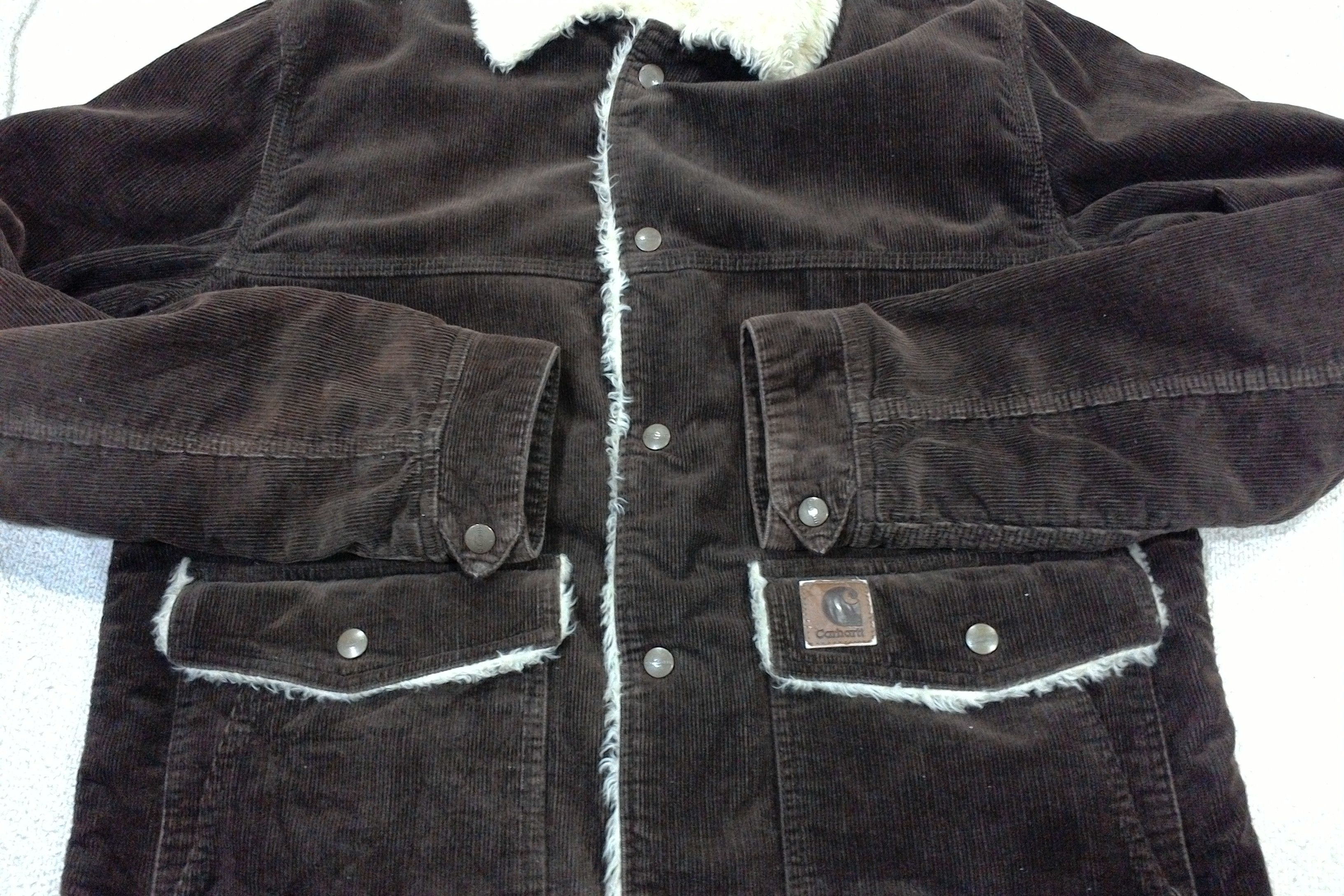 Carhartt CARHARTT Corduroy Sherpa Lined Jacket Size US L / EU 52-54 / 3 - 5 Thumbnail