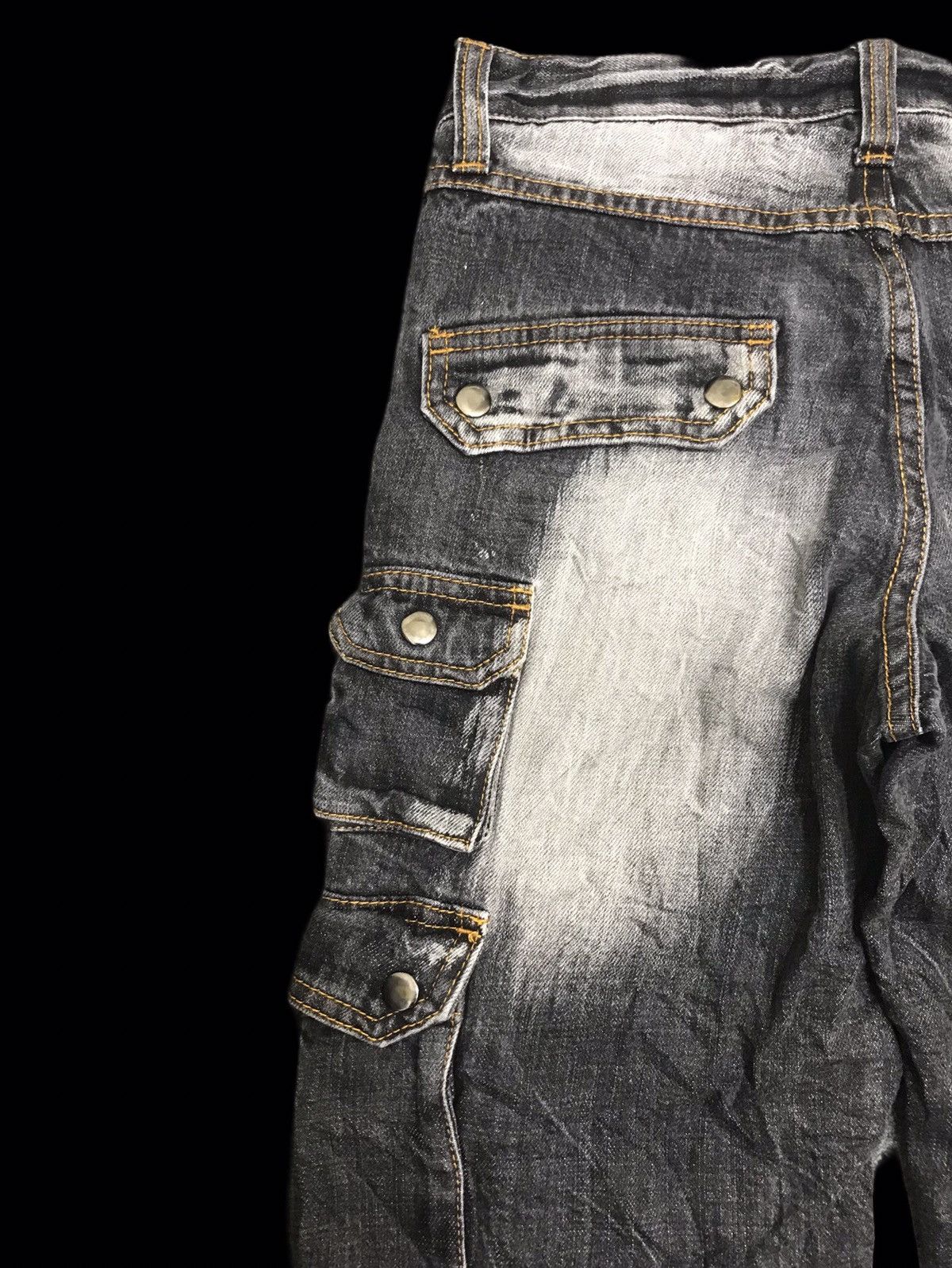 Seditionaries 💥DENIM ART💥VOMANIE INSANE FADES MULTIPOCKETS DENIM F372 Size US 29 - 10 Thumbnail