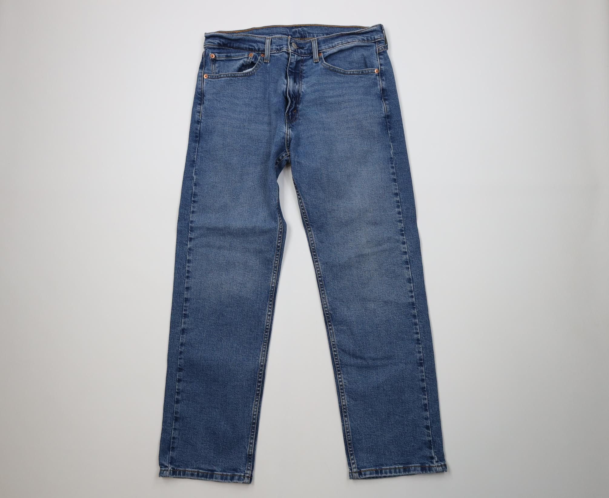Levi's Vintage Y2K Levis 505 Regular Straight Leg Denim Jeans Blue Size US 34 / EU 50 - 1 Thumbnail
