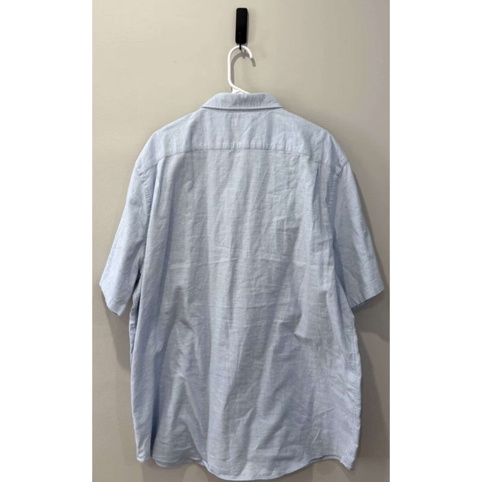 Faherty Faherty Blue BD Ventura Oxford Button Down Shirt Short Sleeve Men’s 2XL XXL Size US XXL / EU 58 / 5 - 2 Thumbnail
