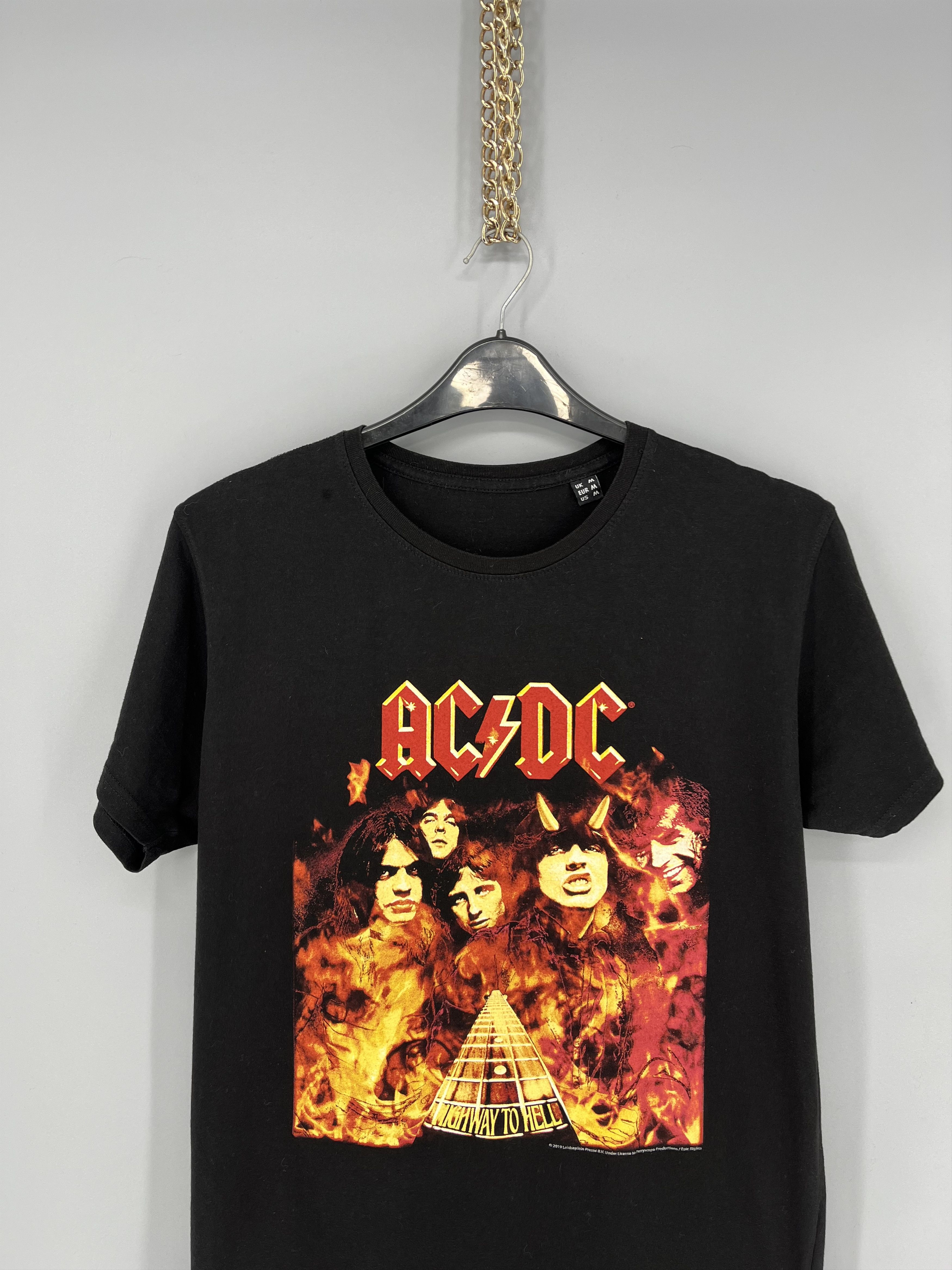 Band Tees Vintage Y2K Ac/Dc Highway To Hell World Tour BAND TEE Size US M / EU 48-50 / 2 - 6 Thumbnail