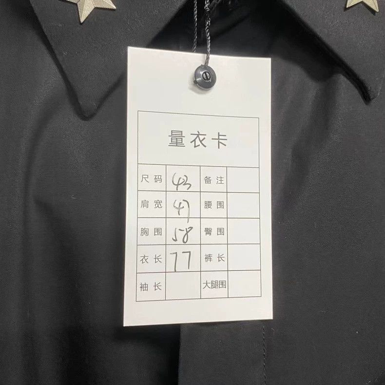 Givenchy Givenchy givenchy's latest black metal star logo shirt -25 Size US XL / EU 56 / 4 - 4 Thumbnail