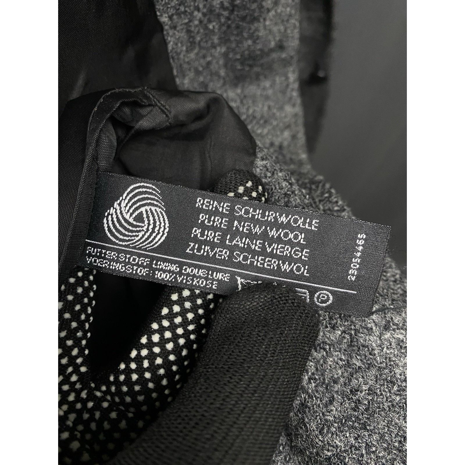Harris Tweed Harris Tweed Herringbone Men's Gray Wool Blazer Sportcoat Ja Size 52S - 12 Thumbnail