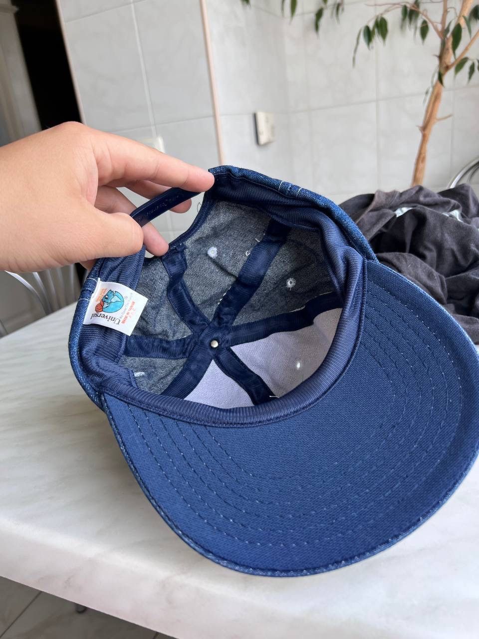 Apple 90s Vintage Apple Computers Picasso Macintosh Logo Cap Denim Size ONE SIZE - 10 Thumbnail