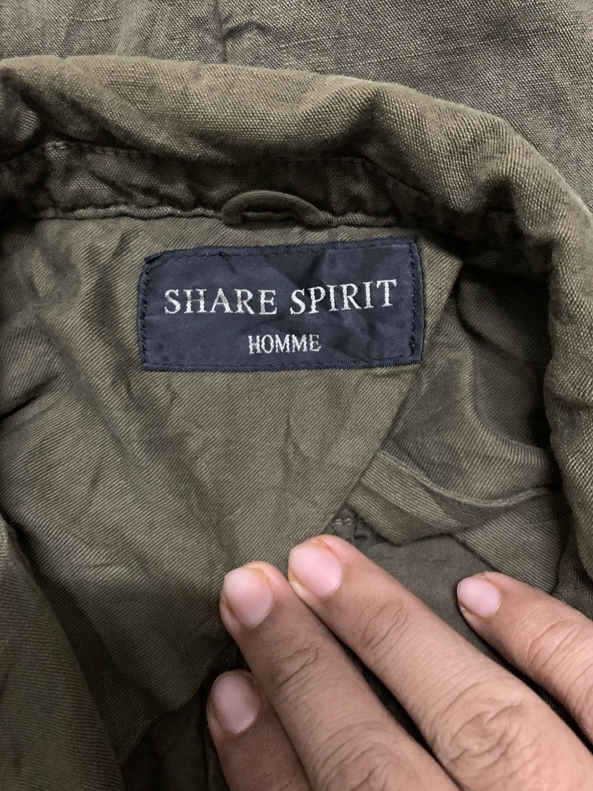Share Spirit Homme SHARE SPIRIT green blazer jacket Size US M / EU 48-50 / 2 - 7 Thumbnail