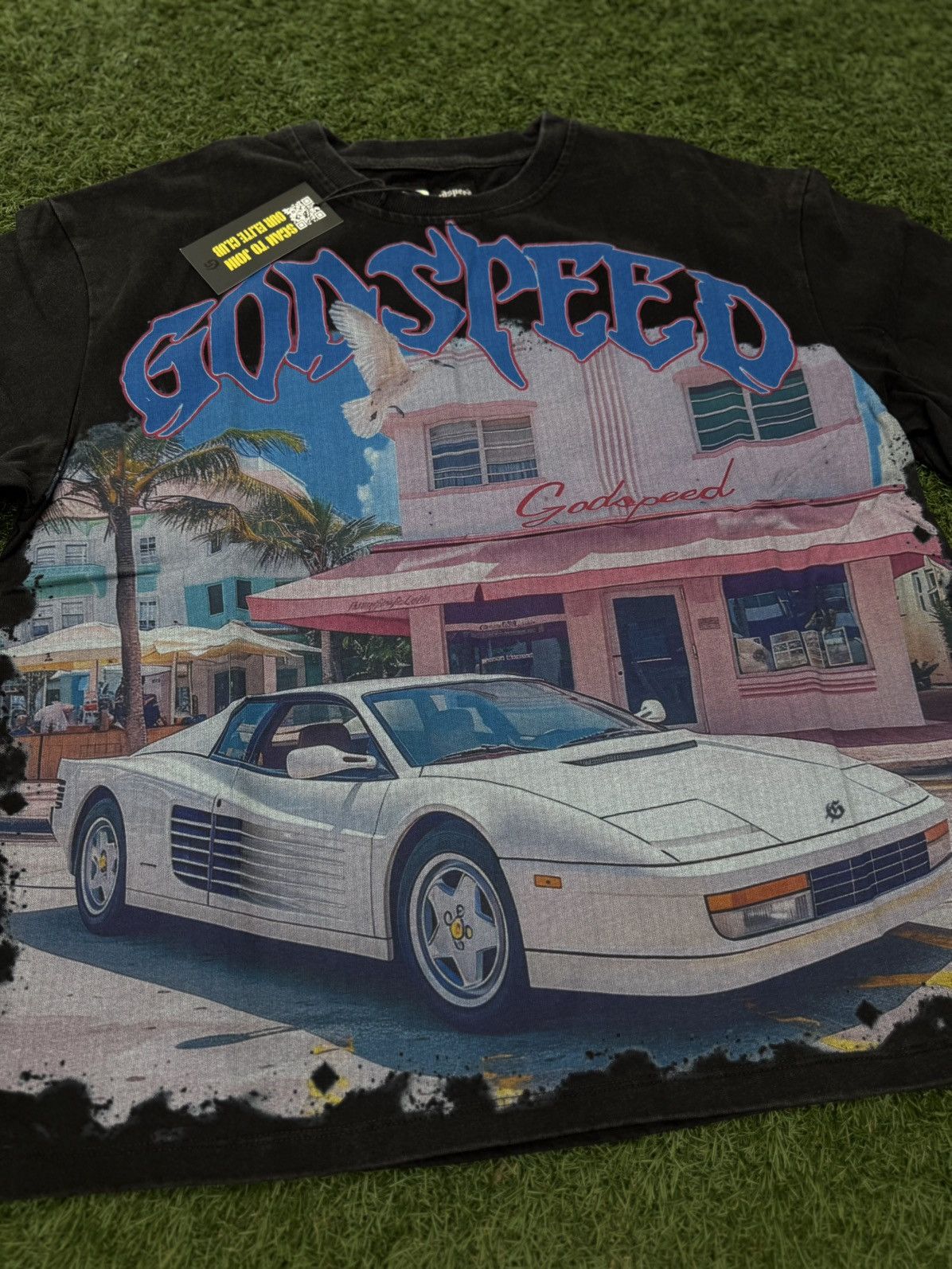 Godspeed Godspeed Black Miami Car Tee Shirt Size M (NEW) Size US M / EU 48-50 / 2 - 2 Thumbnail