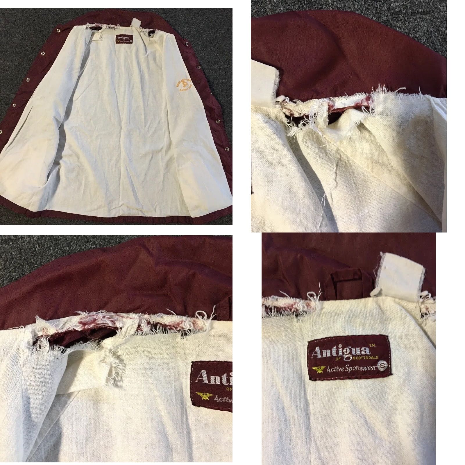 Vintage Vtg 70s ASU Sun Devils Faded Distress Jacket S USA College Track PE Grunge 80s Size US S / EU 44-46 / 1 - 10 Thumbnail
