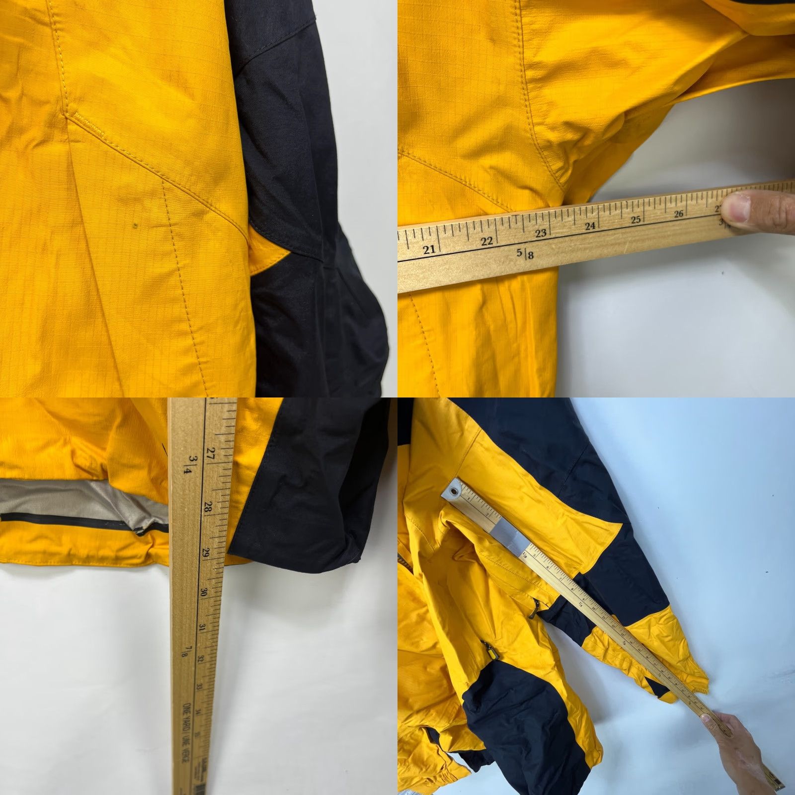 Vintage VINTAGE L.L. Bean Gore Tex Mountain Guide XCR Shell Jacket Womens XL Yellow Size XL / US 12-14 / IT 48-50 - 8 Thumbnail