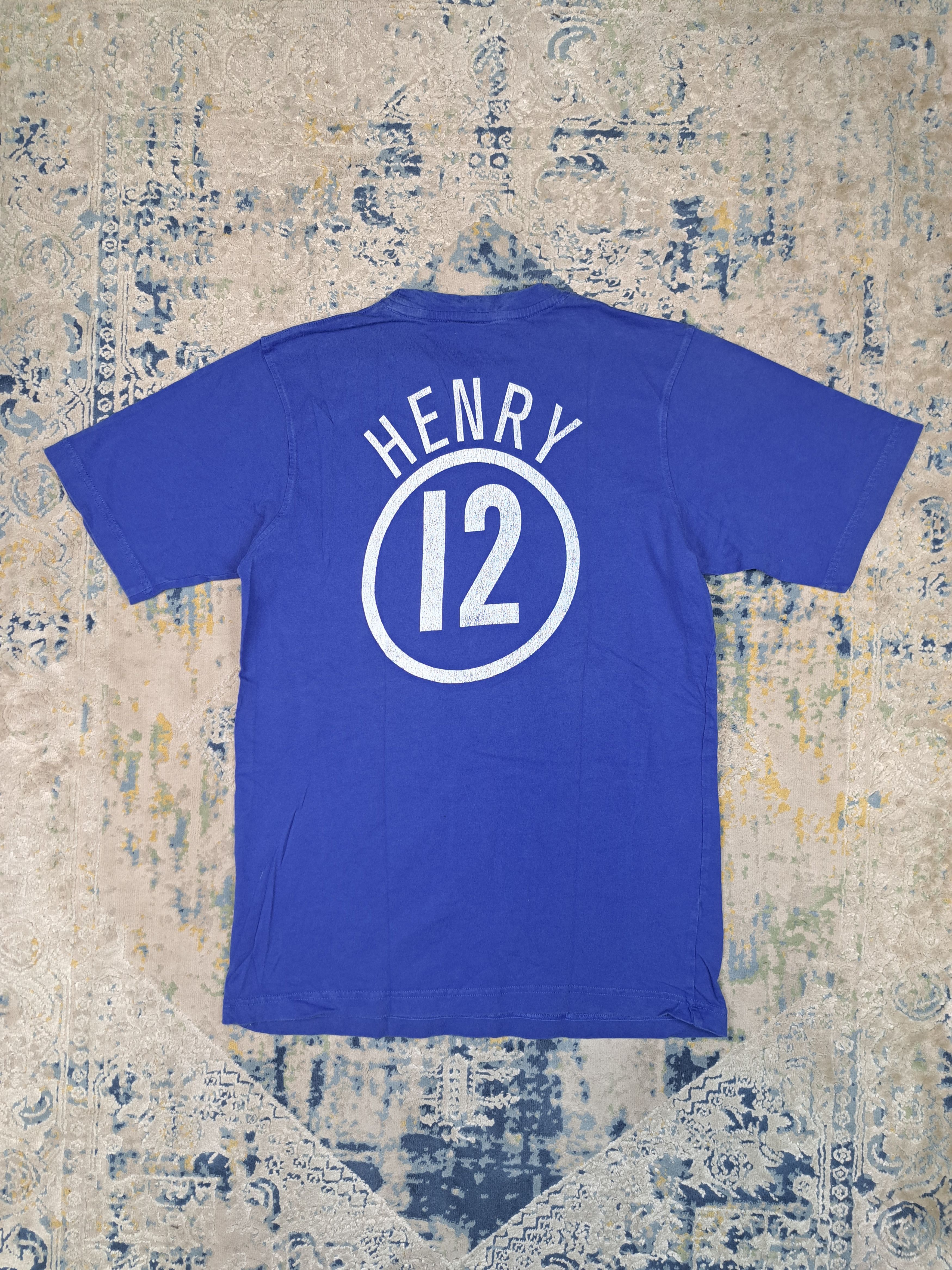 Nike Vintage 00s #12 Thierry Henry Nike Center Swoosh France Tee Size US M / EU 48-50 / 2 - 3 Thumbnail