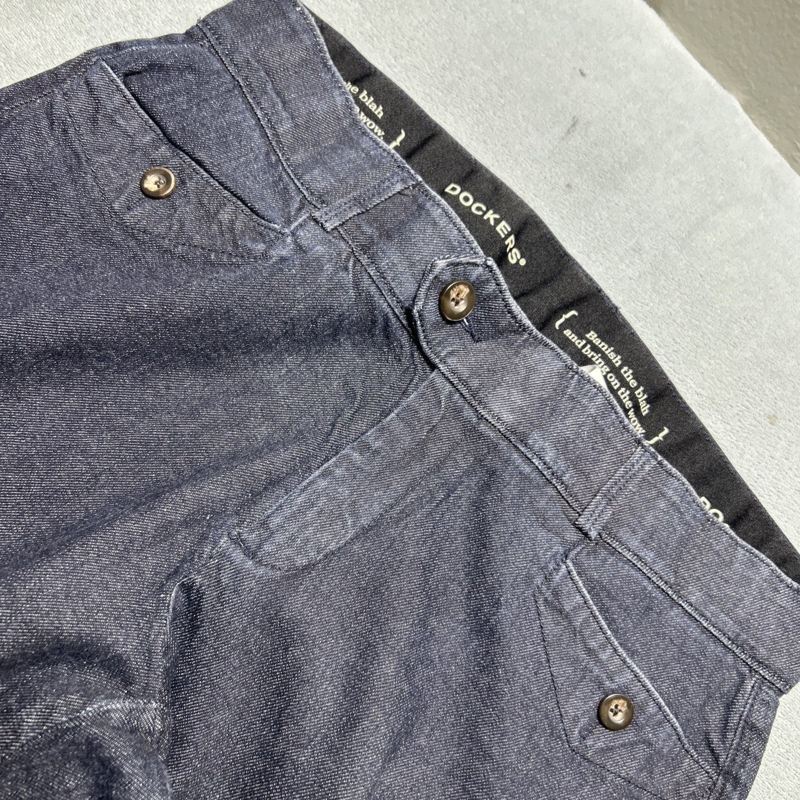 Dockers Dojo Beyond Baggy Jeans 12 34x31 Flare Bell Hamilton Wide Size 34" / US 12 / IT 48 - 13 Thumbnail