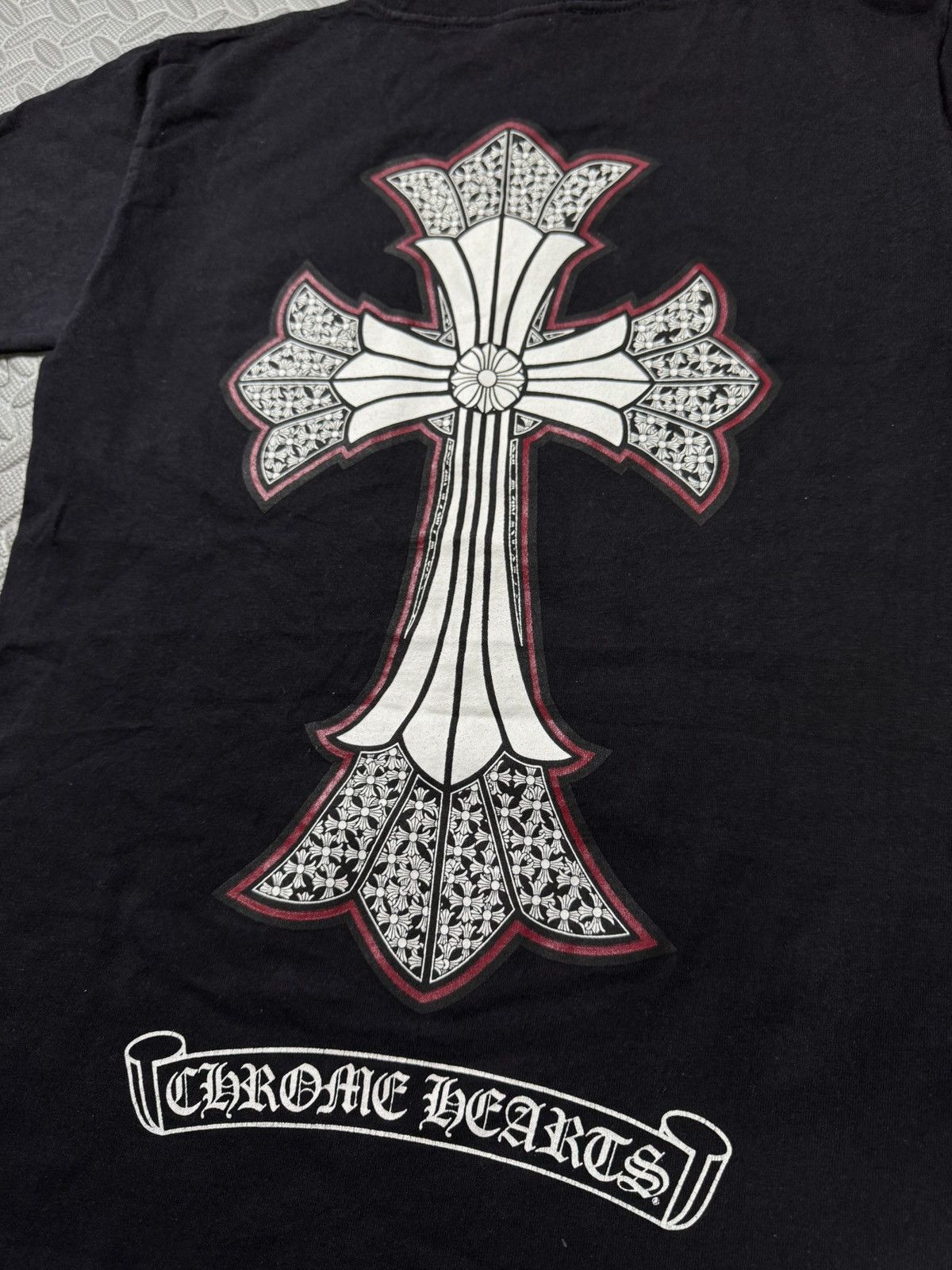 Chrome Hearts VERY RARE! DOUBLE CROSS 90s NECK SCRIPT Size US S / EU 44-46 / 1 - 5 Thumbnail