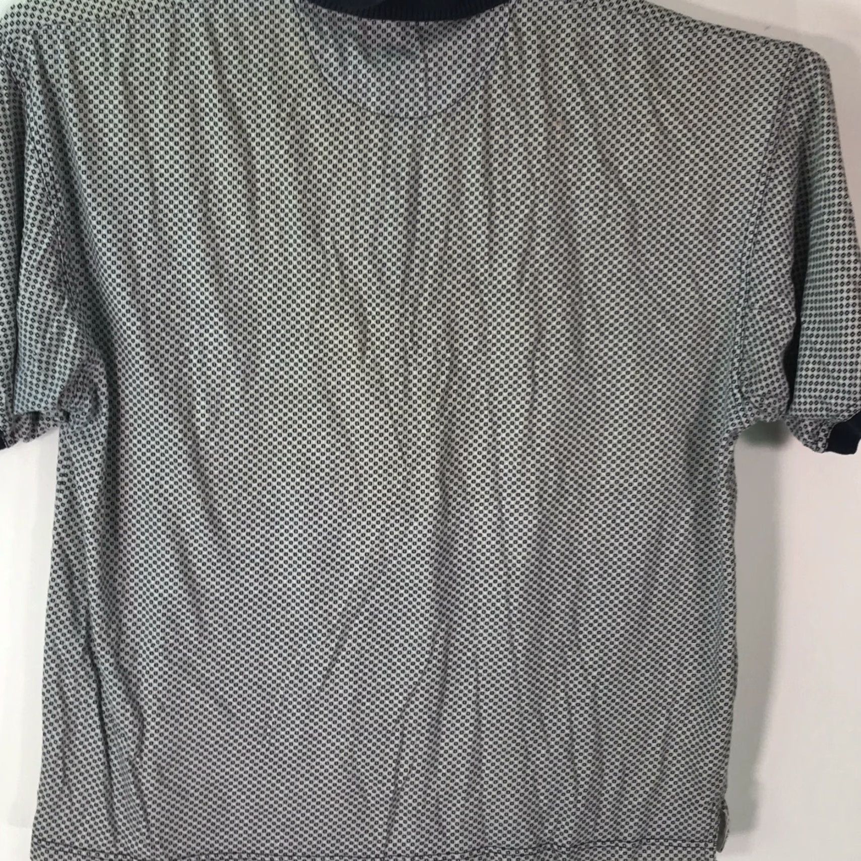 Vintage Stylo Golf Polo Shirt Mens Black 2XL Short Sleeve Collared T Shirt Casual Geometric Capable Breathable Regular Shirt Size US XXL / EU 58 / 5 - 2 Thumbnail