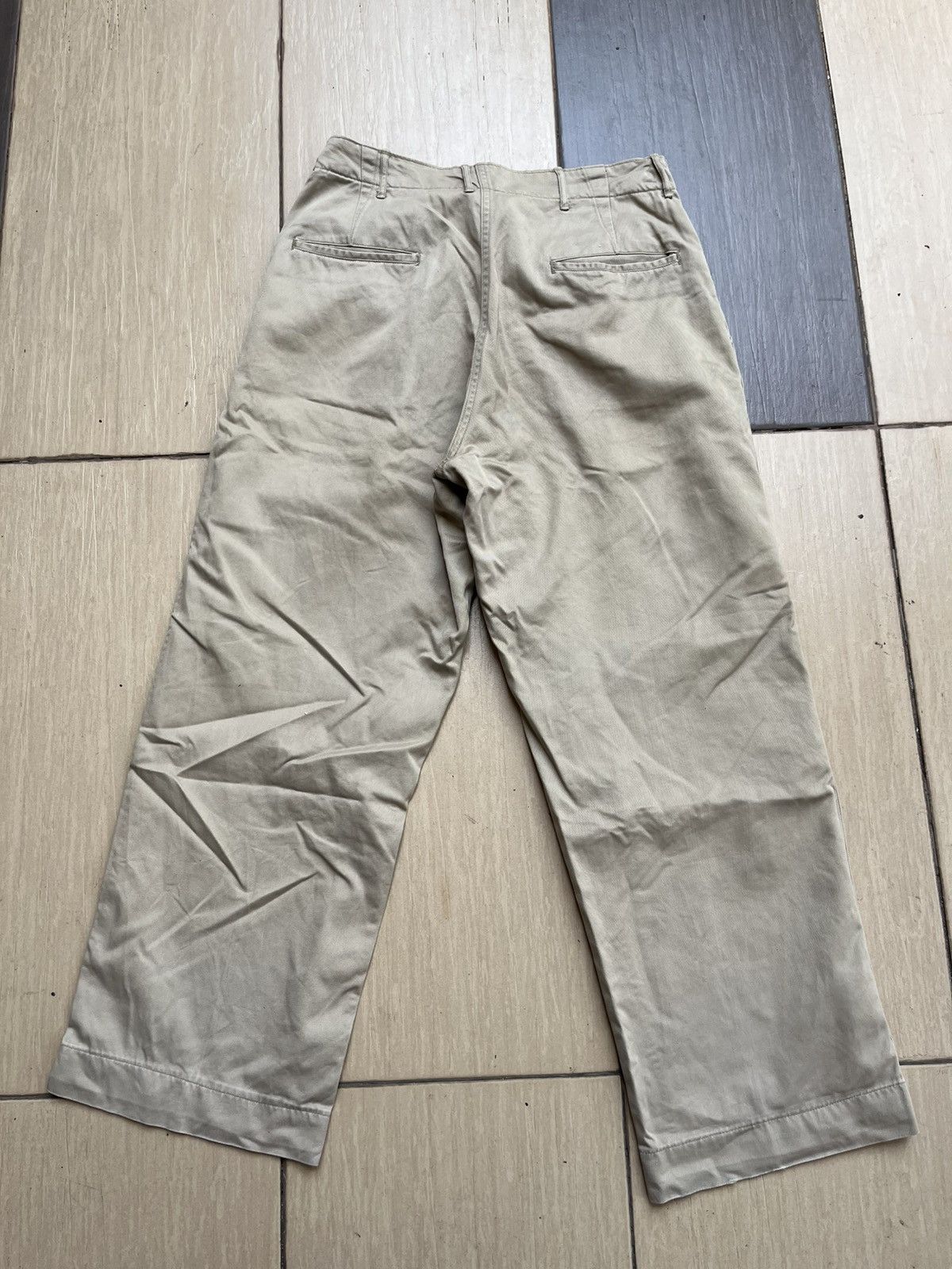Vintage 1945 trousers cotton kakis by friedman pants & co Size US 32 / EU 48 - 3 Thumbnail