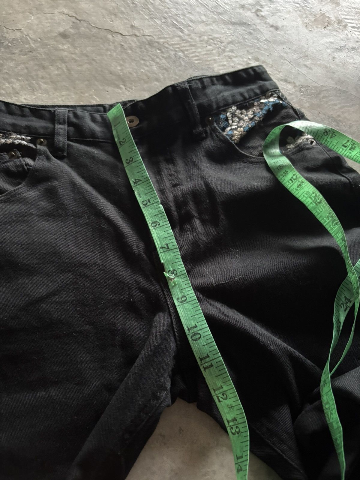 Karakuri Tamashii SUKAJAN SAKURA ORIENTAL JAPANESE CROPPED PANT MULTIPOCKET Size US 29 - 21 Thumbnail