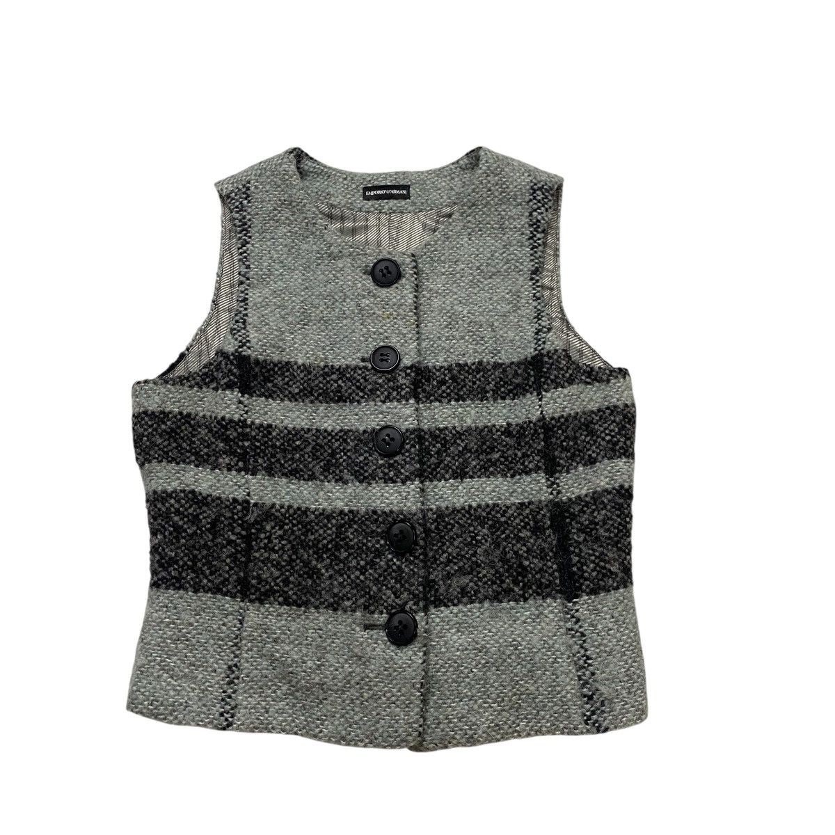 Emporio Armani Emporio Armani Tweed Vest Size M / US 6-8 / IT 42-44 - 1 Thumbnail