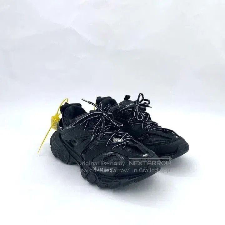 Balenciaga Balenciaga Track Black Logo Sneakers. Size US 6 / EU 39 - 2 Thumbnail