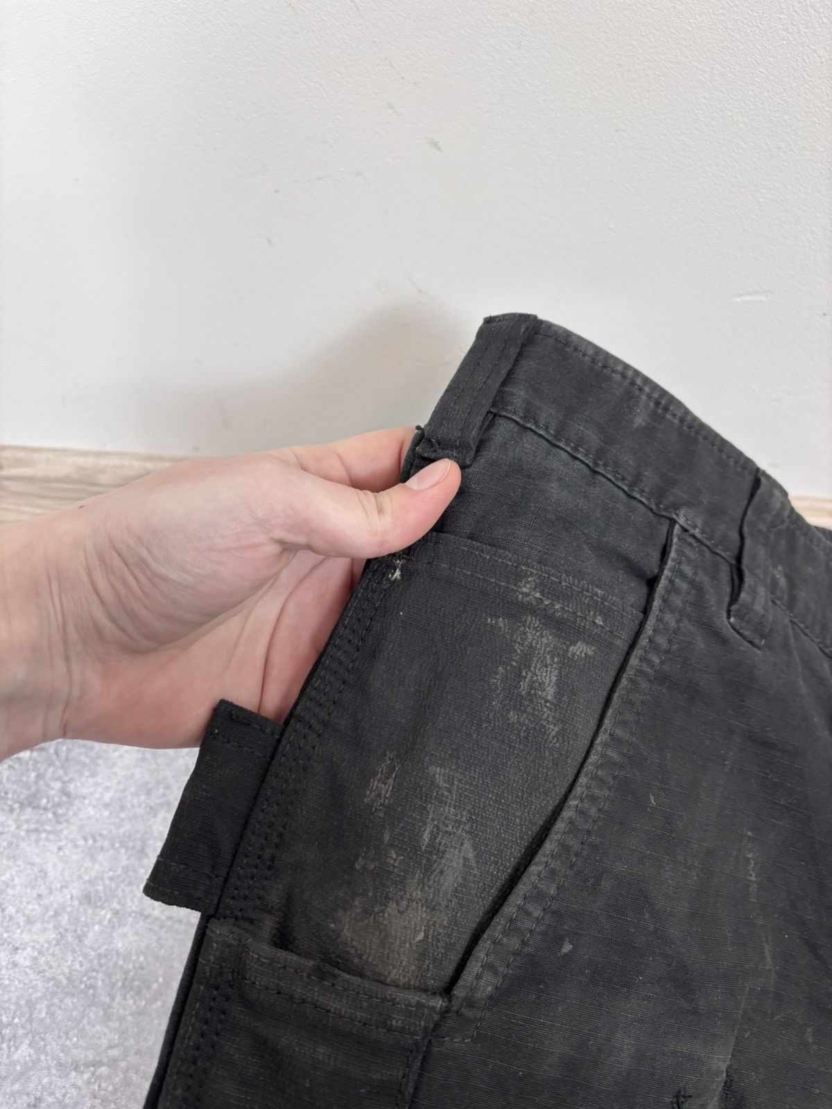 Carhartt Carhartt Rugged Flex Steel Double Knee Black Carpenter Pants Size US 36 / EU 52 - 10 Thumbnail