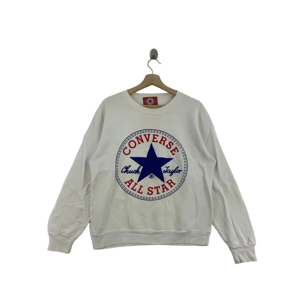 Converse Vtg CONVERSE ALL STAR Chuck Taylor Jack Purcell Sweatshirt Size M / US 6-8 / IT 42-44 - 1 Thumbnail
