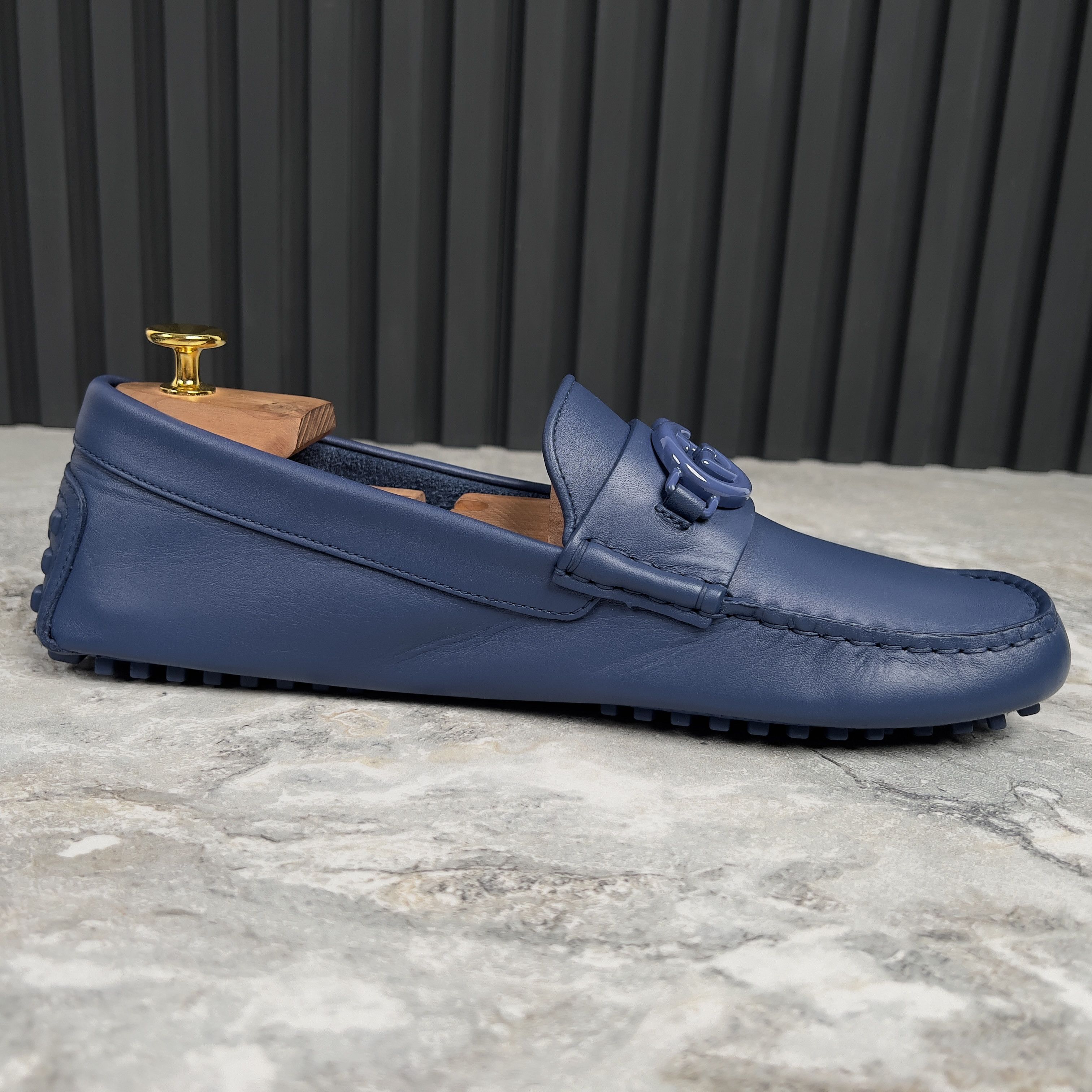 Gucci GG Logo Driving Moccasin Leather Size US 9.5 / EU 42-43 - 9 Thumbnail