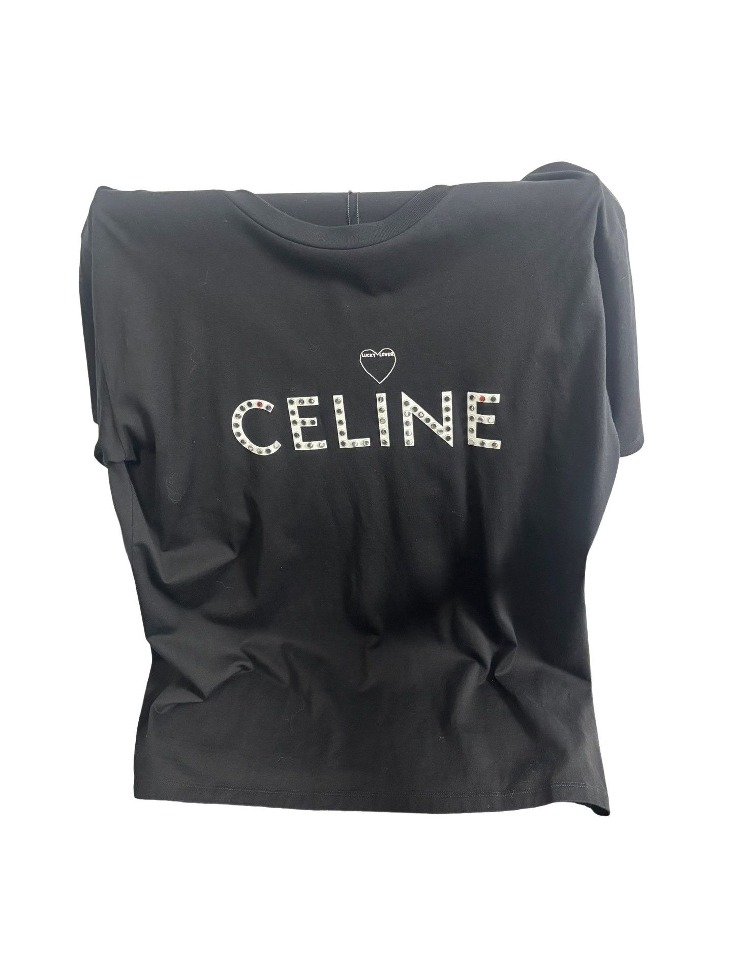 Celine Celine Heart Logo T-Shirt L Size US L / EU 52-54 / 3 - 1 Thumbnail