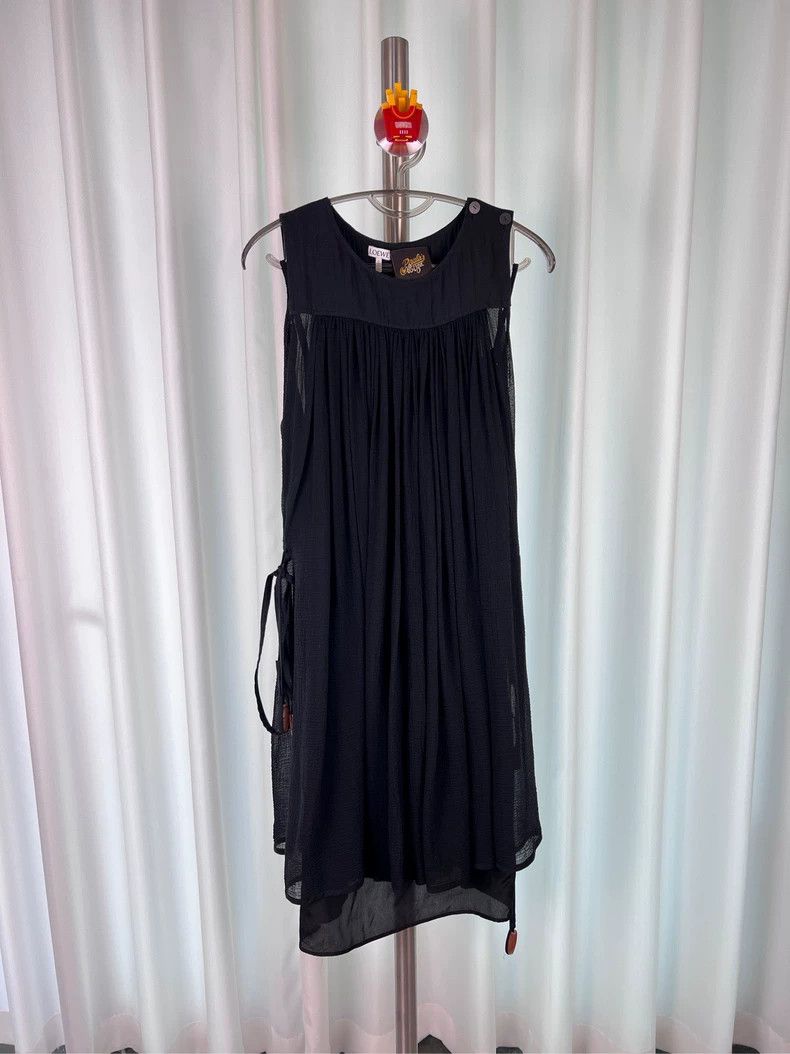 Loewe LOEWE Women's black spring summer mulberry silk dress Size XS / US 0-2 / IT 36-38 - 1 Thumbnail