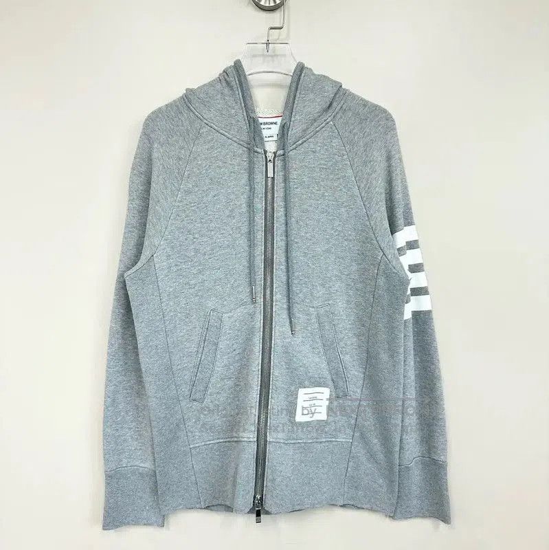 Other Thom Browne Women's Gray Zip-Up Hoodie . Size XS / US 0-2 / IT 36-38 - 1 Thumbnail