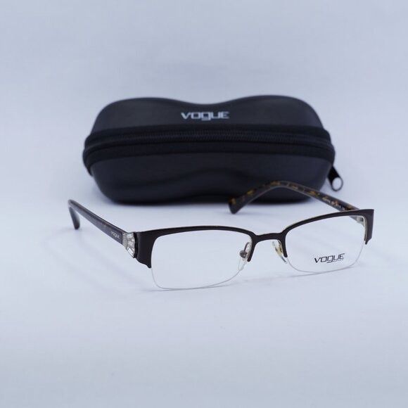 Vogue 🕶️New Vogue VO4014B 934 Brown Eyeglasses 50mm Size ONE SIZE - 2 Thumbnail