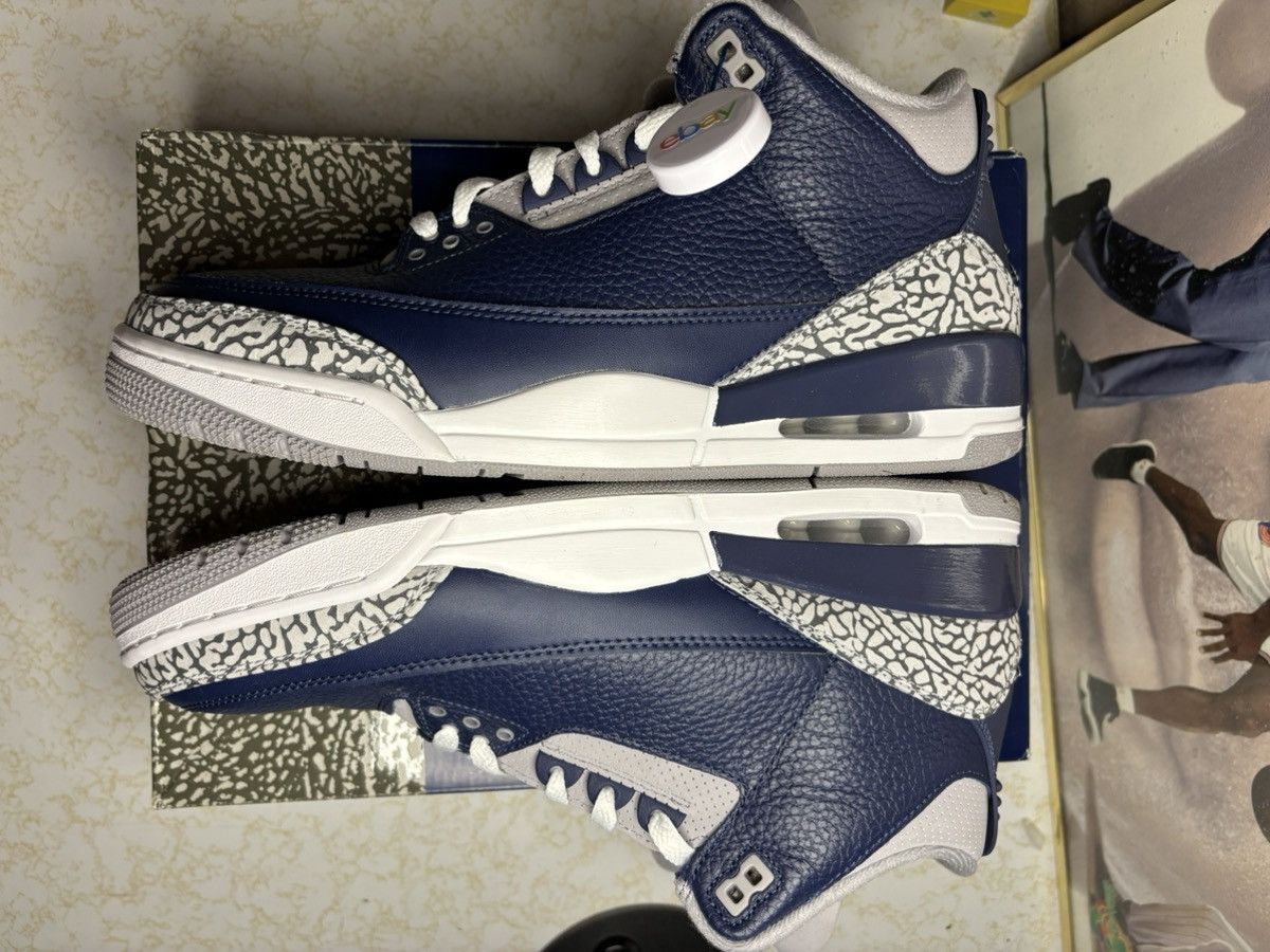 Jordan Brand Air Jordan 3 Retro Georgetown Size US 12 / EU 45 - 3 Thumbnail