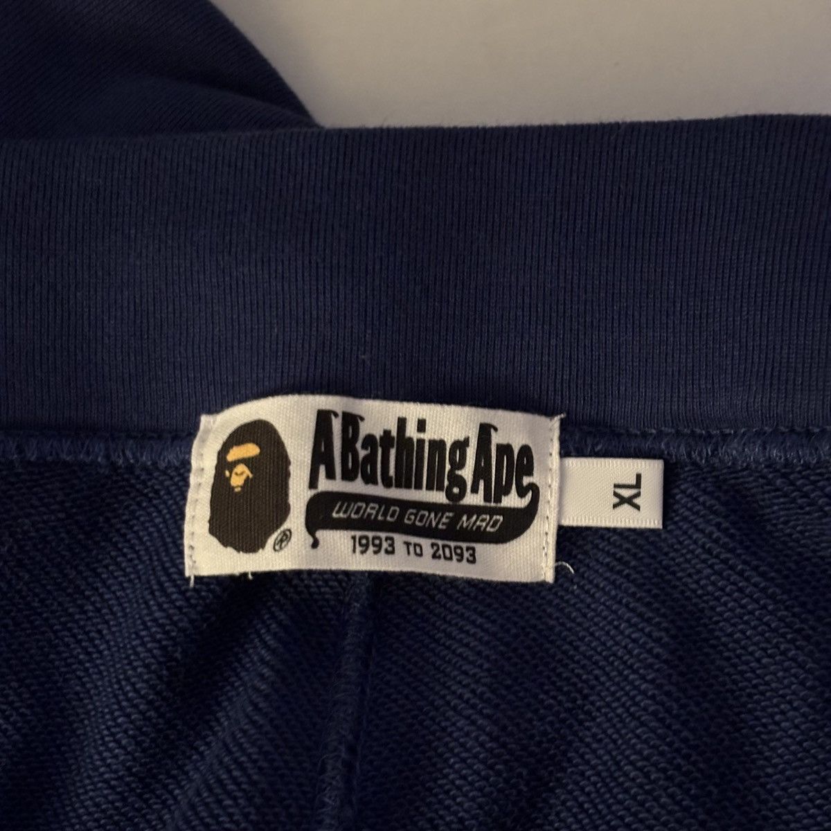 Bape Bape Mens Summer Premium Navy Cotton Shorts Size XL Size US 36 / EU 52 - 4 Thumbnail