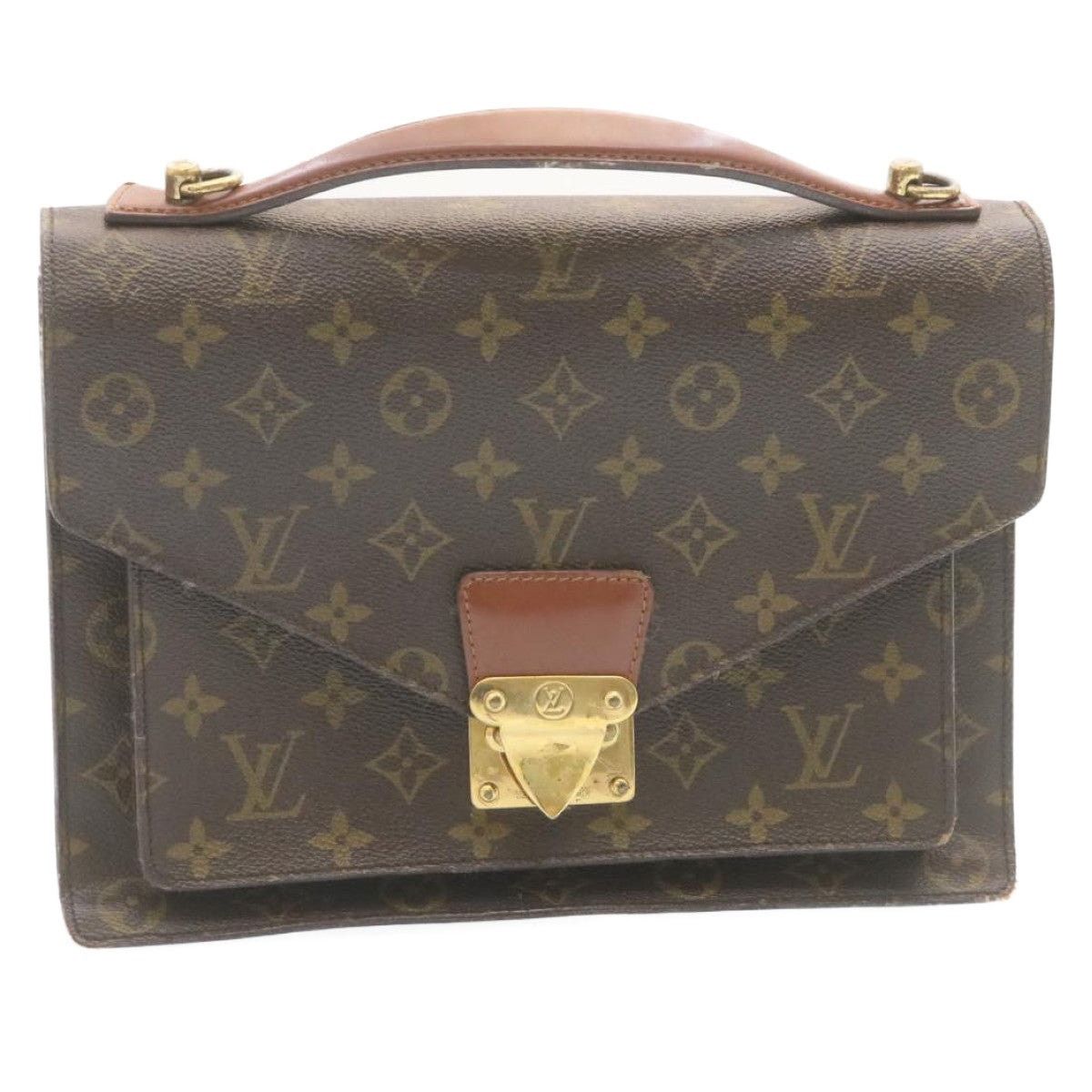 LOUIS VUITTON Monogram Monceau Hand Bag M51185