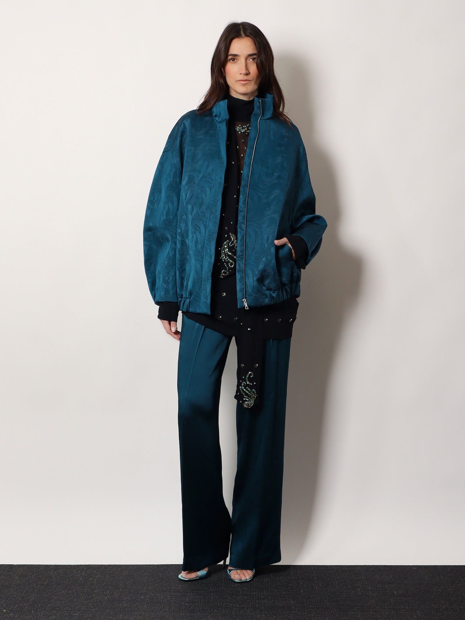 Dries Van Noten Viscose Shirt With Rhinestones Size S / US 4 / IT 40 - 1 Thumbnail