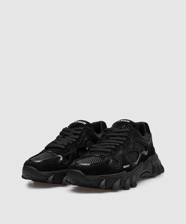 Balmain o1s1wg110925 B East Sneakers in Black Size US 6 / IT 36 - 2 Thumbnail