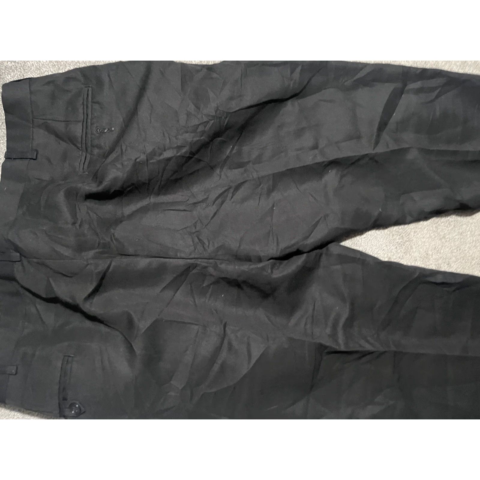 Haggar Haggar Pants Men 40x30 Black Label Pleated Front Stretch Waist Size US 40 / EU 56 - 4 Thumbnail
