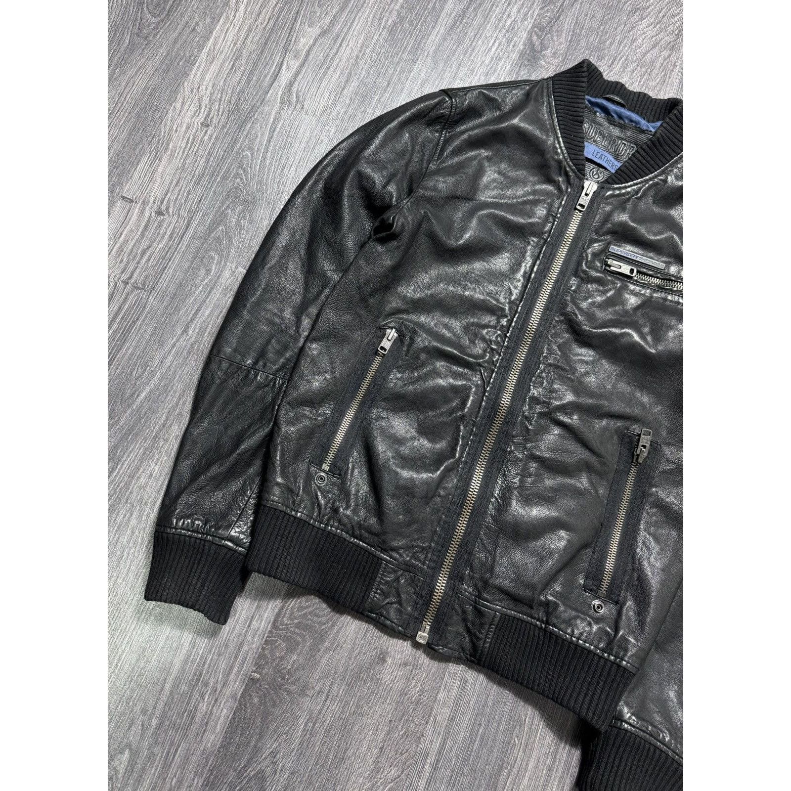 Japanese Brand × Superdry Superdry Japan men’s Real Leather Aviator Jacket Size US M / EU 48-50 / 2 - 2 Thumbnail