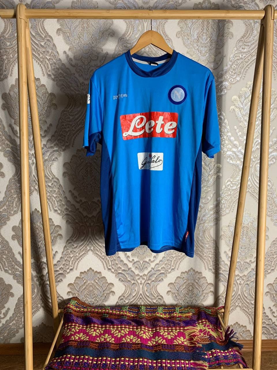 Kappa VINTAGE KAPPA FC NAPOLI ITALY SOCCER JERSEY RETRO Y2K 90s Size US L / EU 52-54 / 3 - 1 Thumbnail