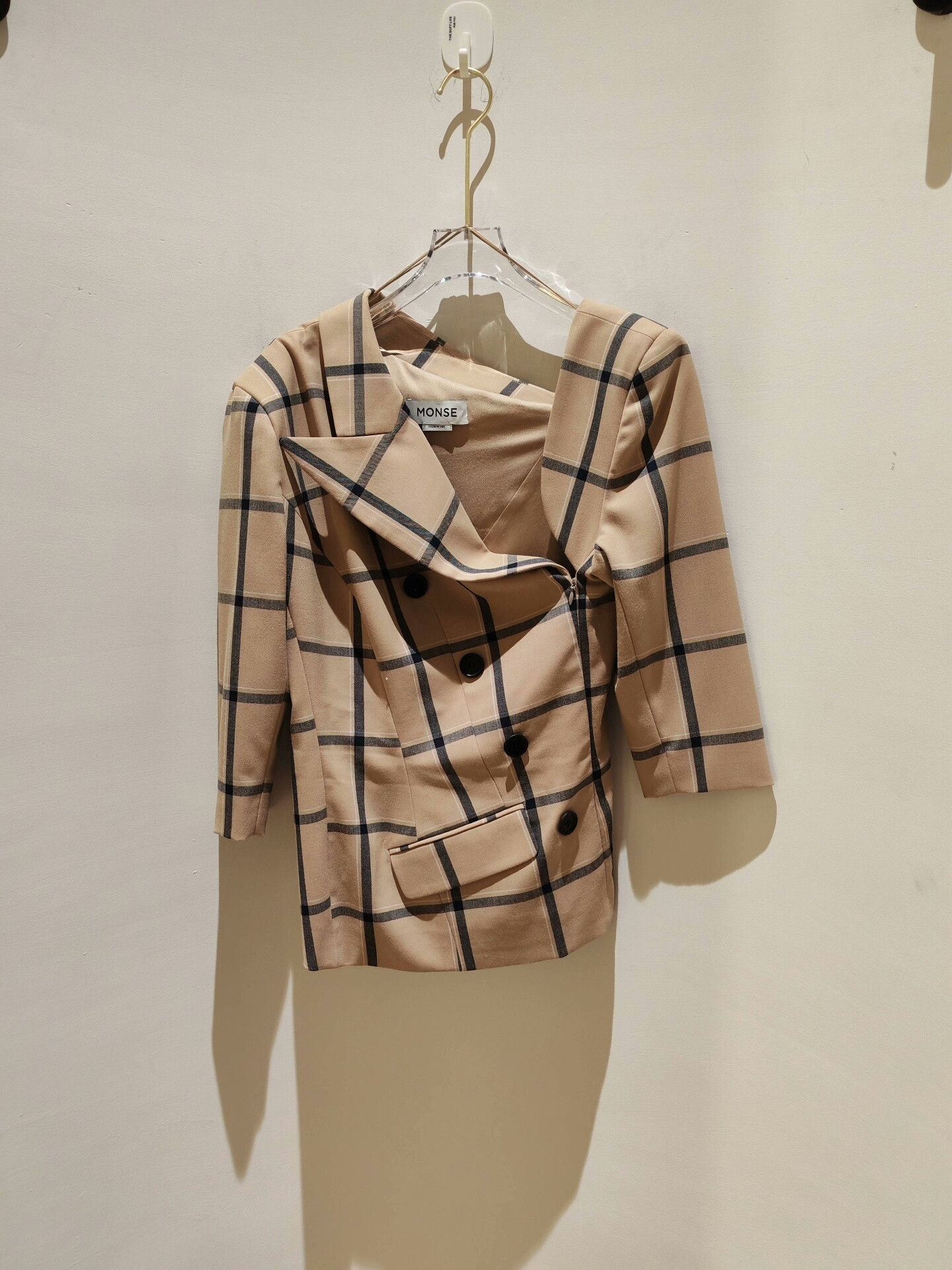 MONSE Monse Plaid Cardigan Coat Size 6 Size M / US 6-8 / IT 42-44 - 1 Thumbnail
