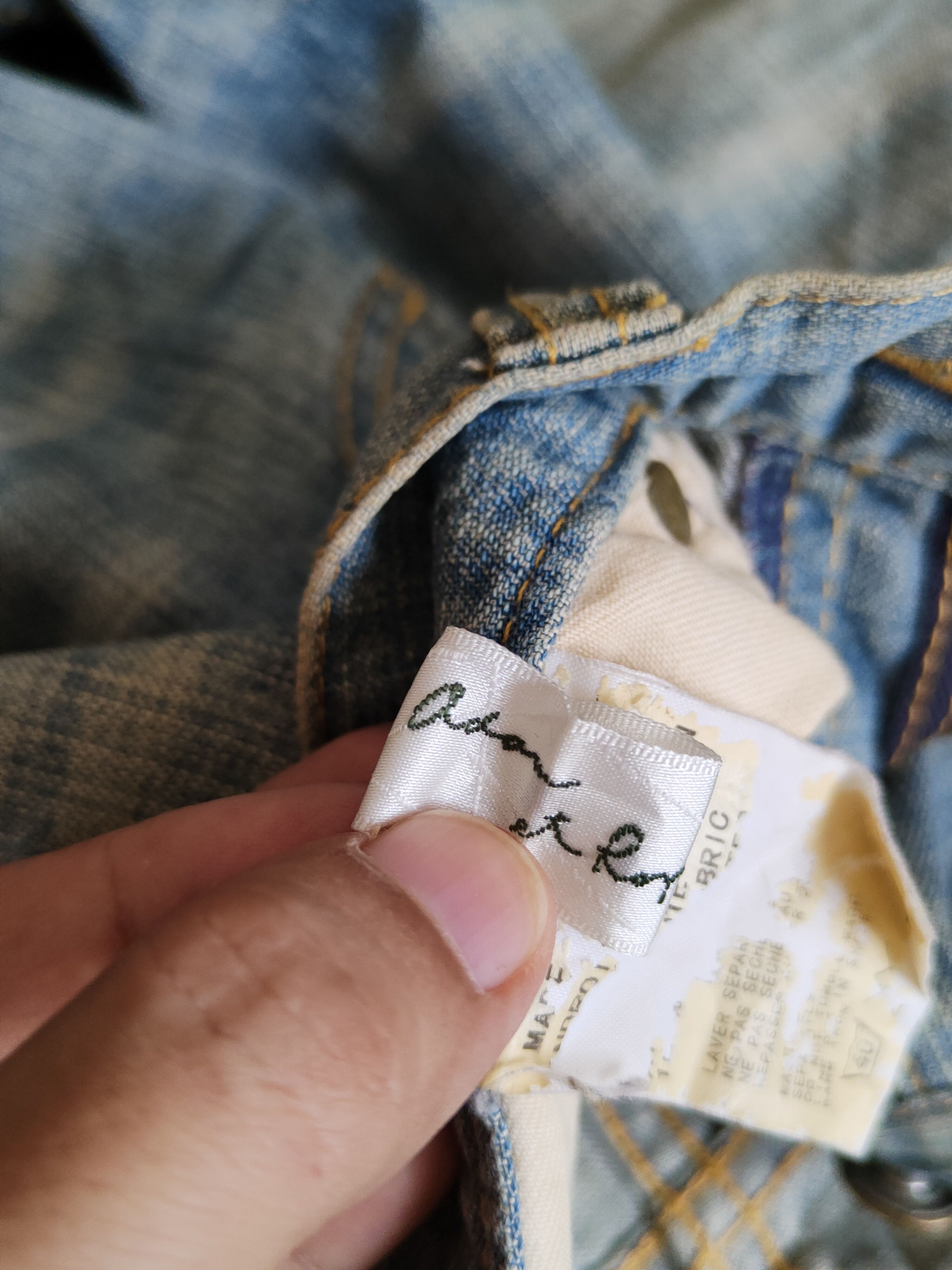 ADAM ET ROPE Adam et Rope Blue Faded Multipocket Denim #S1528 Size US 31 - 15 Thumbnail