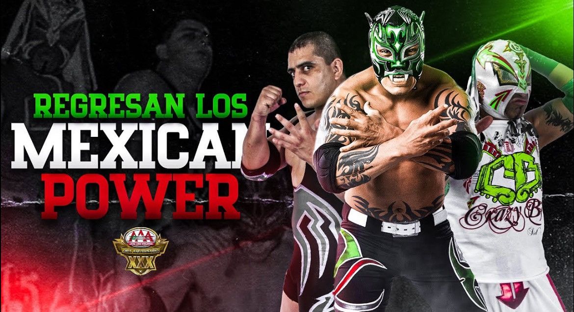 Rap Tees × Vintage × WWE 1990s Los Mexican Powers Pro Wrestling WWE Rap Tees Size US L / EU 52-54 / 3 - 2 Thumbnail