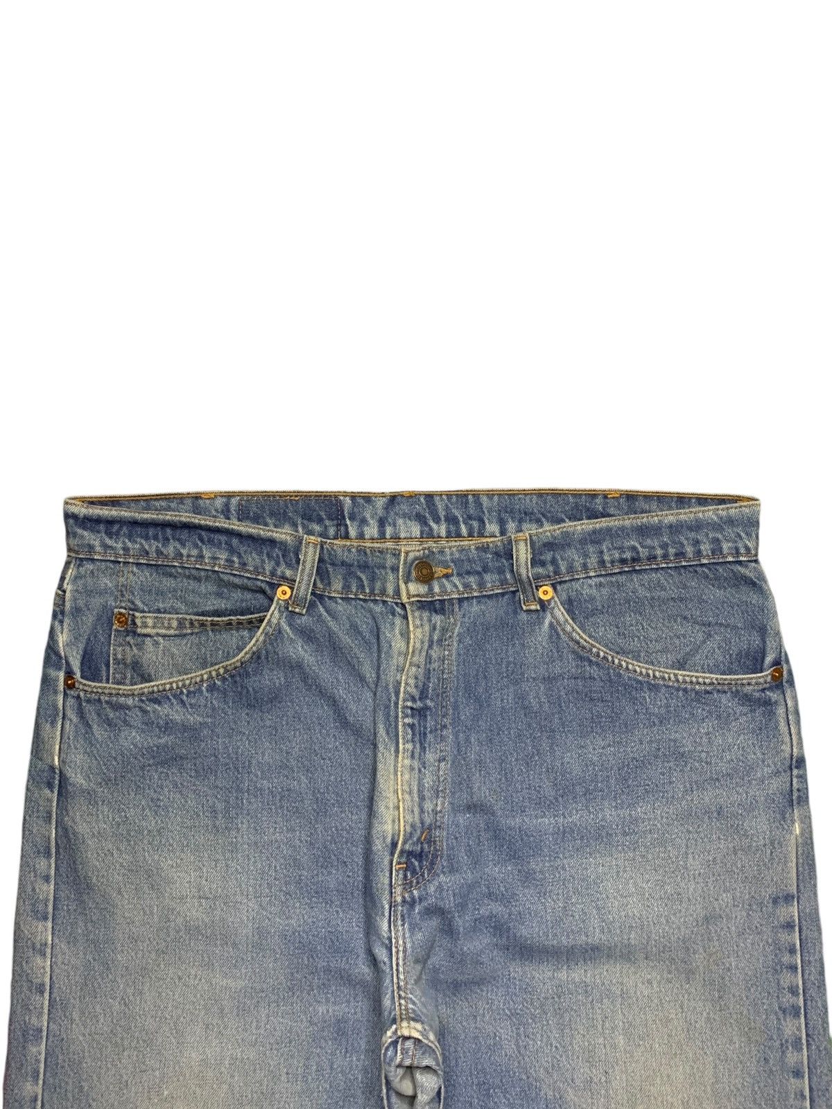 Levi's × Levi's Vintage Clothing Vintage 80s Levis 612 Orange Tab Mud Wash Ripped Baggy Jeans Size US 39 - 4 Thumbnail