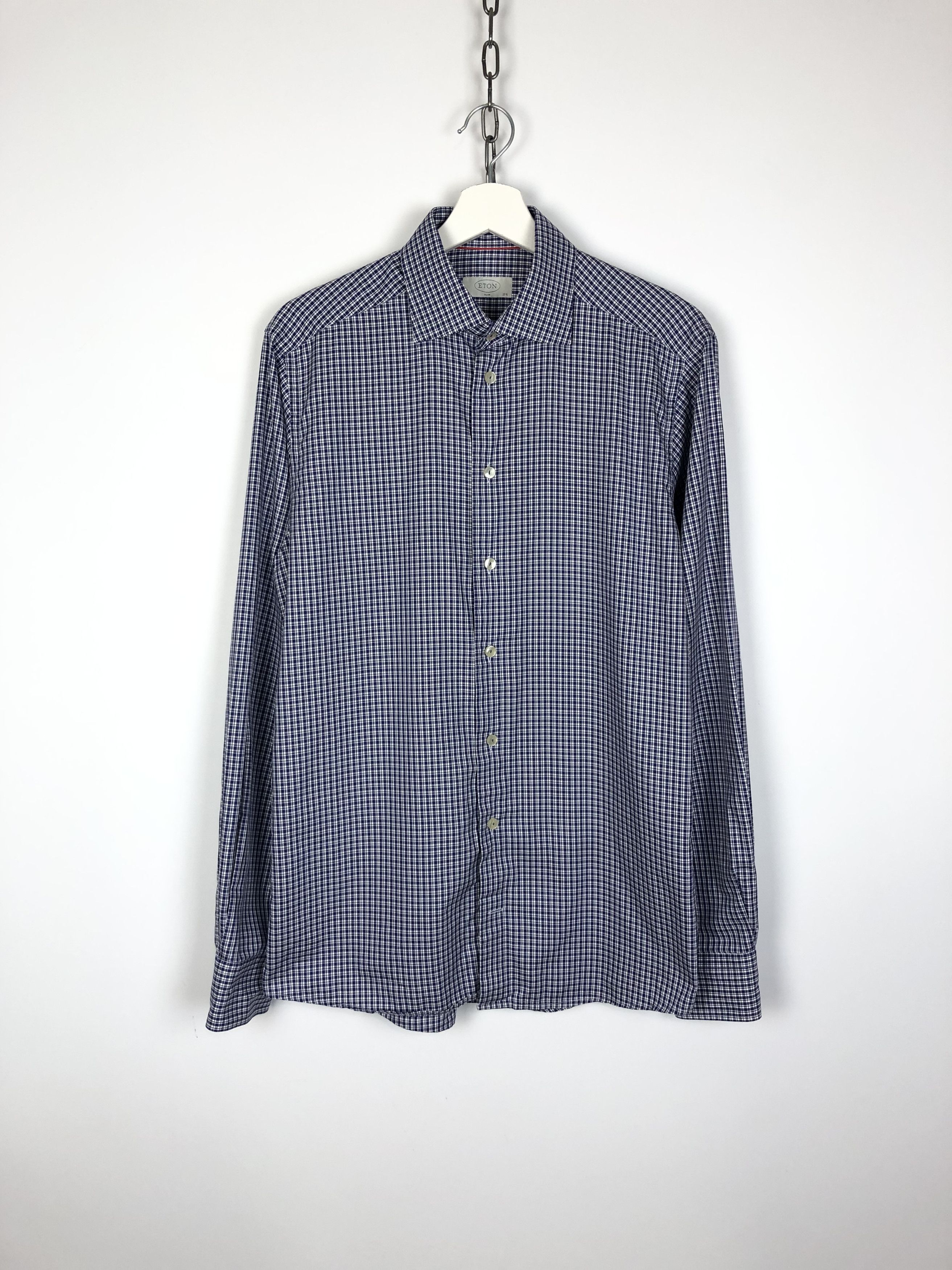 Eton Eton Check Shirt Slim size 15 3/4 Size US M / EU 48-50 / 2 - 1 Thumbnail