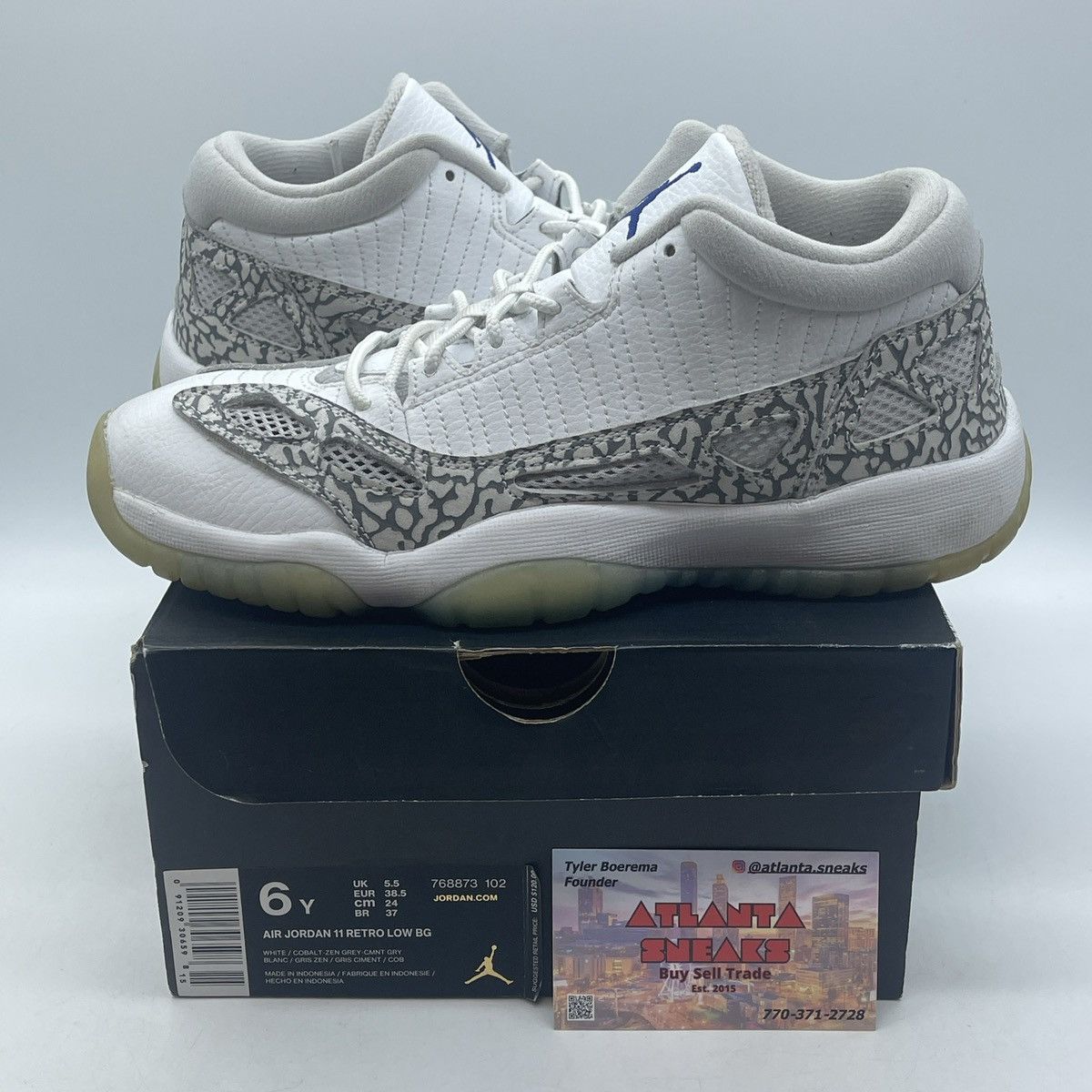 Jordan Brand Air Jordan 11 low cobalt Size US 6 / EU 39 - 1 Thumbnail
