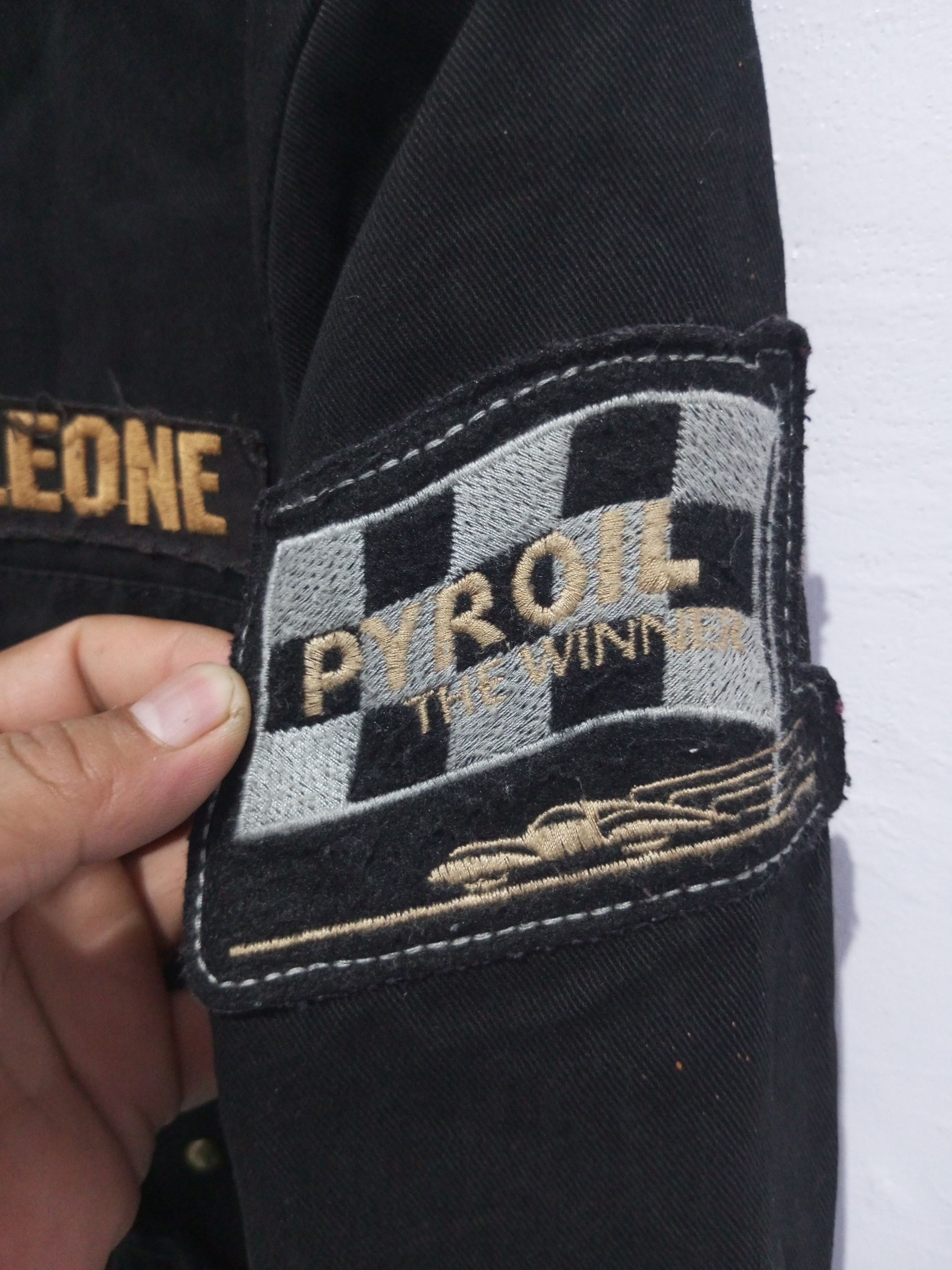 20471120 Vintage Corleone studded embroidery denim jacket Size US M / EU 48-50 / 2 - 11 Thumbnail
