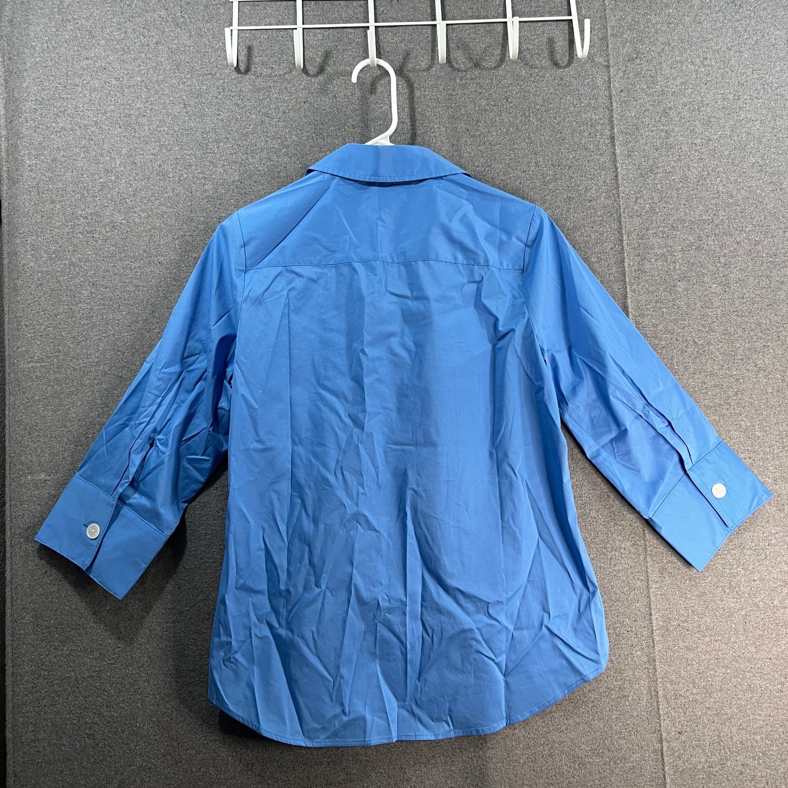 Denim & Co. Denim & Co. Coolmax Cotton Shirt Marine Blue Size Small Size S / US 4 / IT 40 - 2 Thumbnail