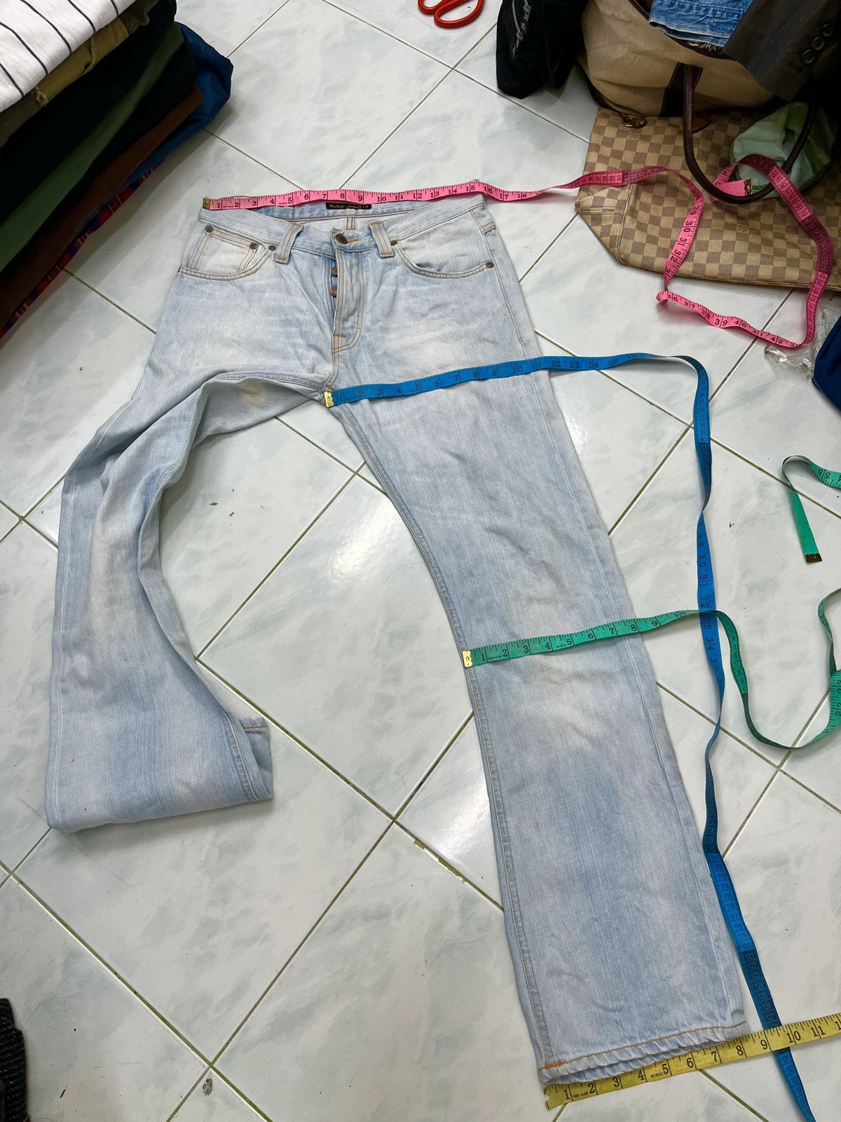 Nudie Jeans 🔥🔥🔥STEALS NUDIE JEANS DENIM Size US 31 - 18 Thumbnail