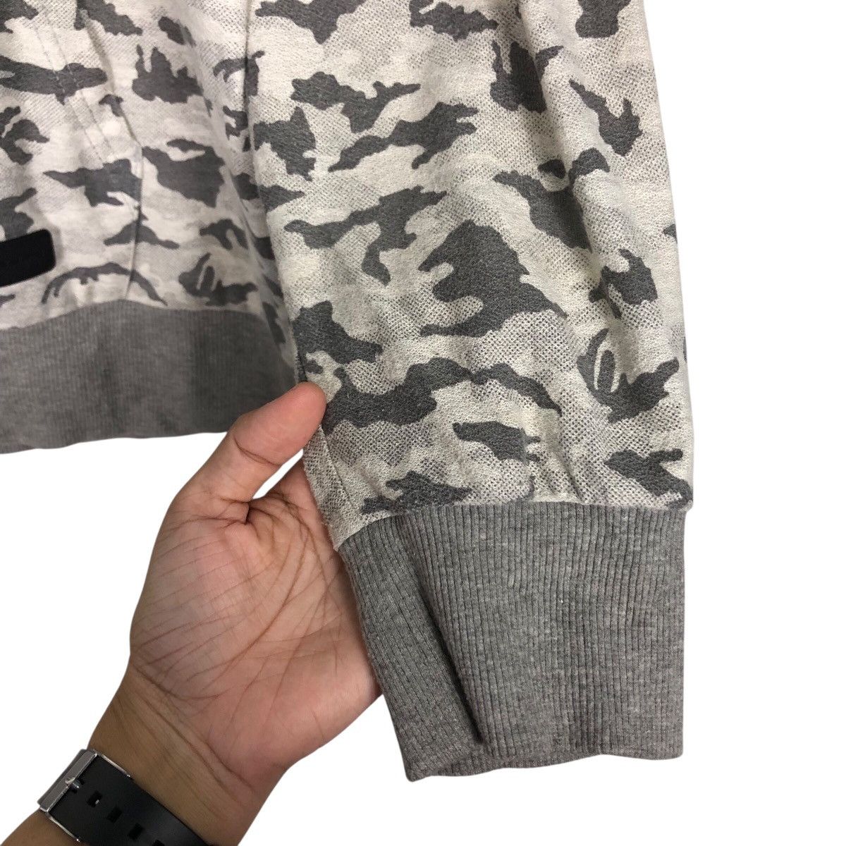 Japanese Brand 📌Growth By Grails Hoodie Zipper Full Print Issey Miyake Size US L / EU 52-54 / 3 - 17 Thumbnail
