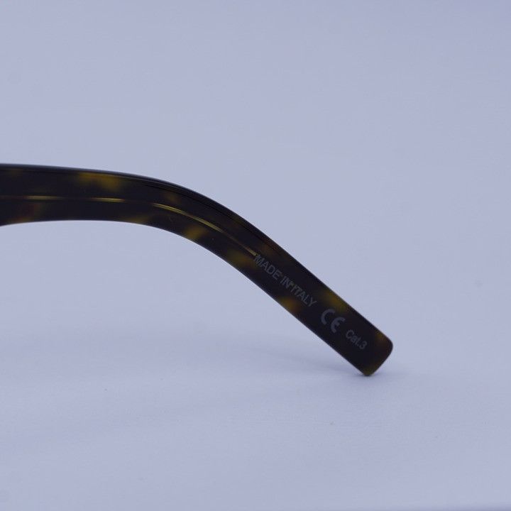 Saint Laurent Paris Saint Laurent SL 1 SLIM 002 Sunglasses Havana Square Frame Size ONE SIZE - 9 Thumbnail