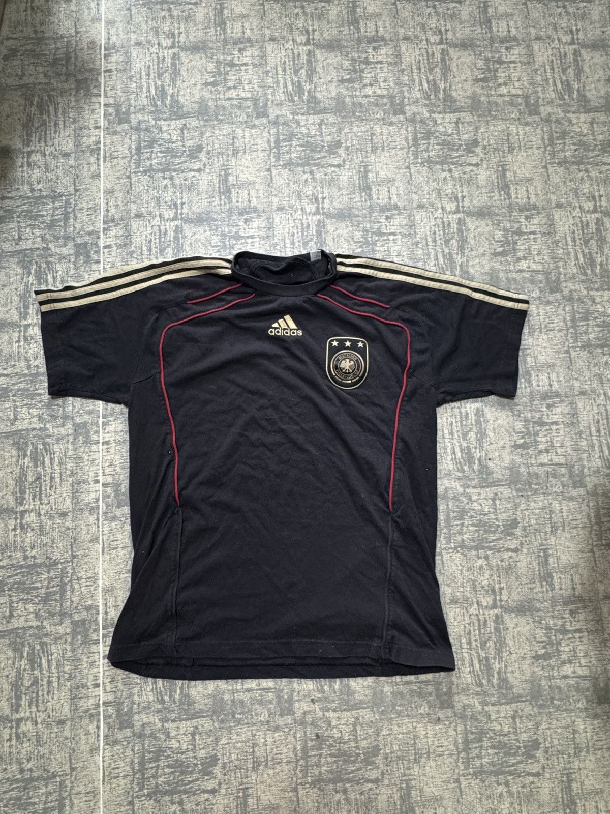 Adidas Vintage Soccer Jersey Germany 🇩🇪 Size US L / EU 52-54 / 3 - 1 Thumbnail